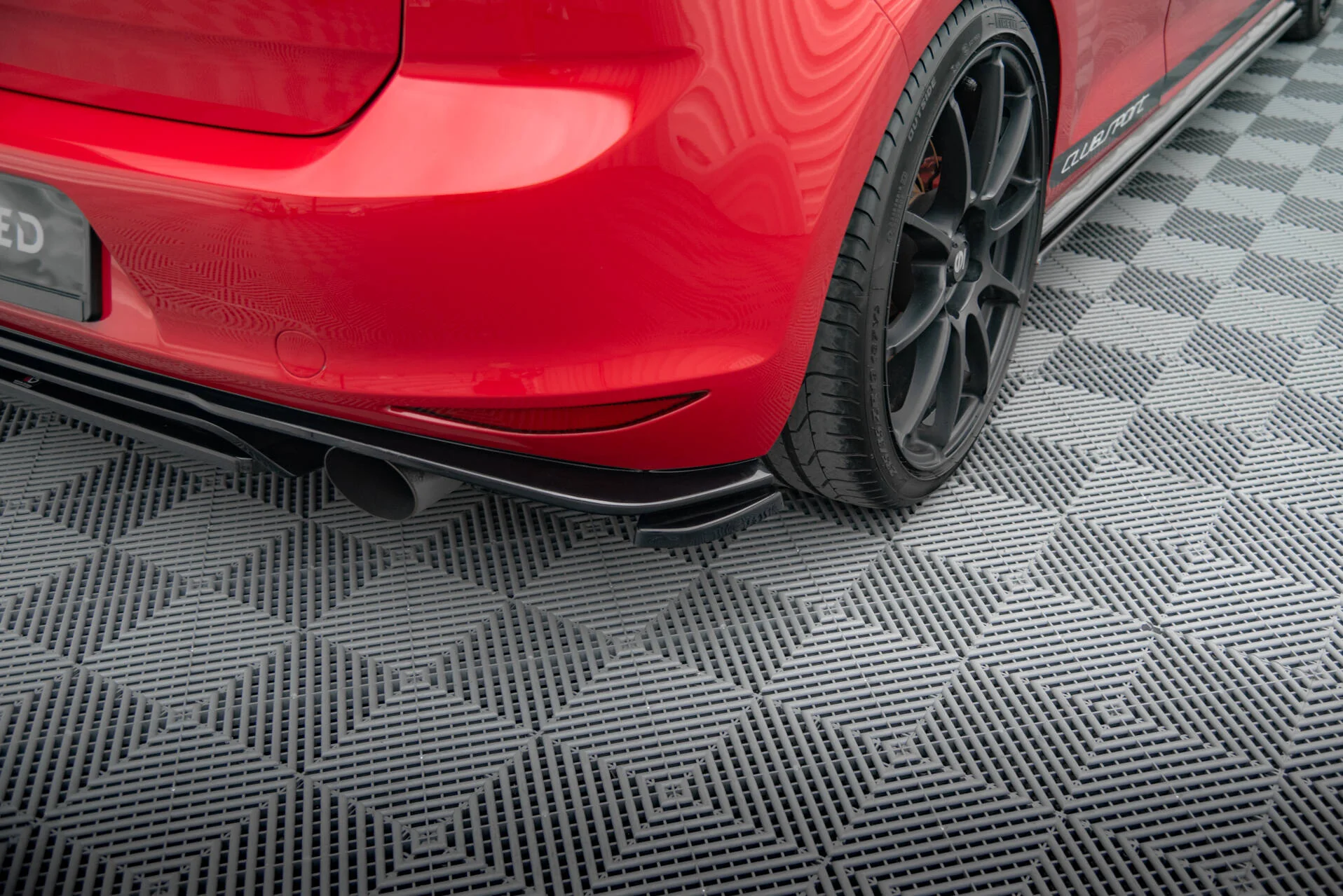 REAR SIDE SPLITTERS VW GOLF MK7 GTI CLUBSPORT - Image 3