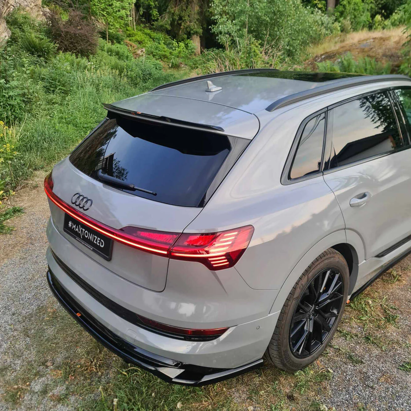Rear Splitter (with vertical bars) Audi e-Tron S-Line - Image 3