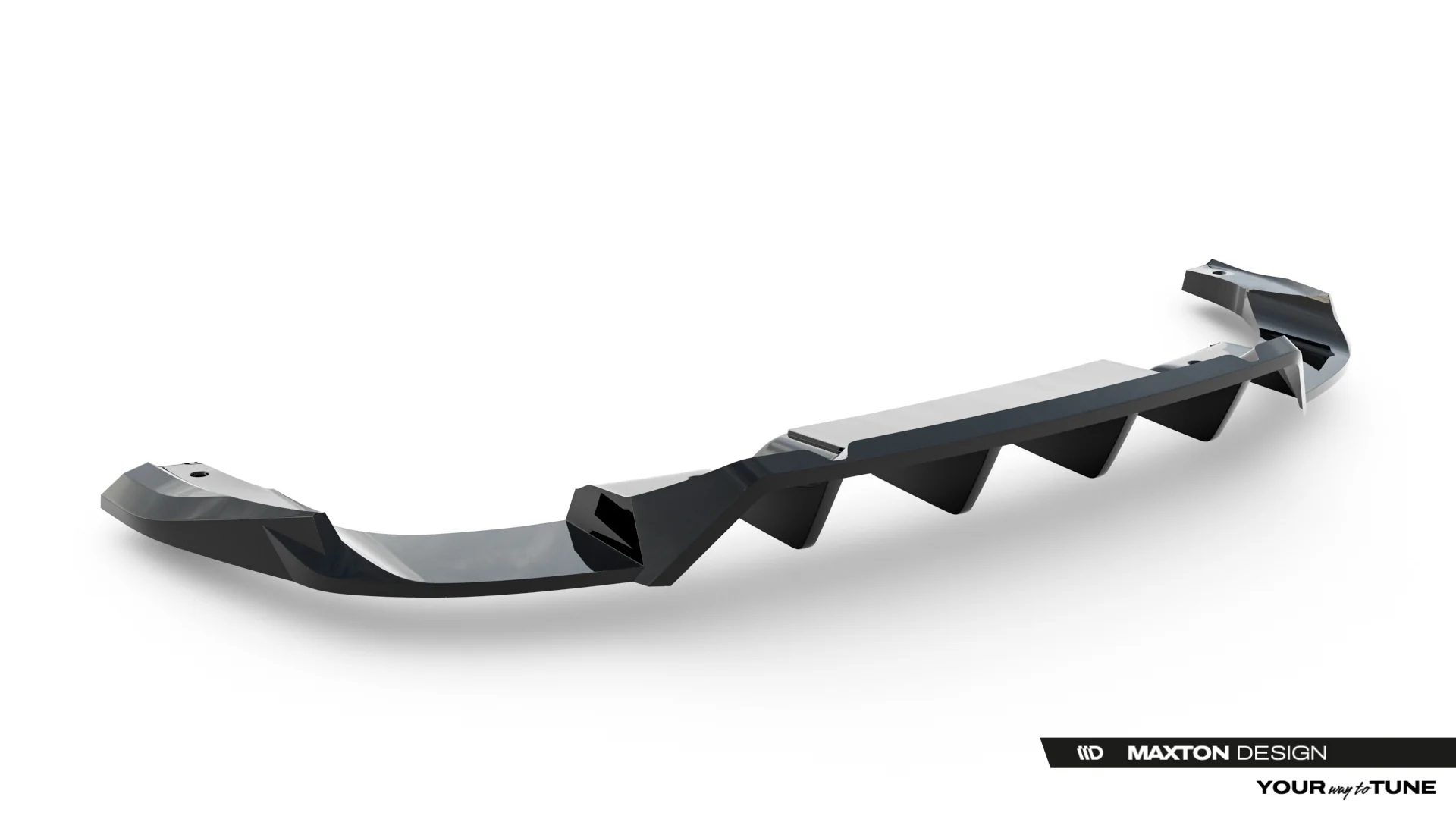 Rear Splitter (with vertical bars) Audi SQ5 Sportback / SUV Mk3 - Image 7
