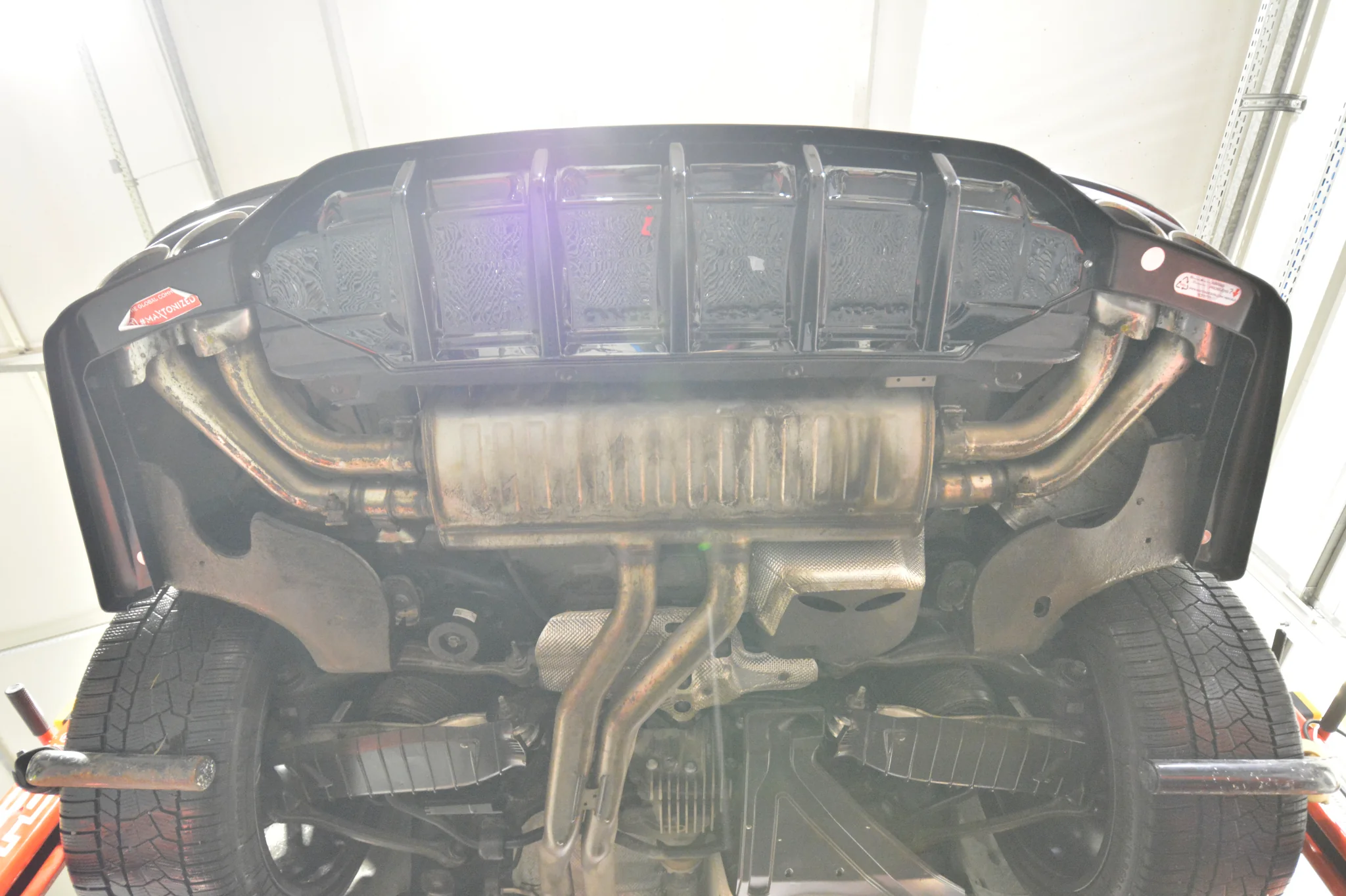 Rear Splitter (with vertical bars) Audi SQ7 Mk2 (4M) Facelift - Image 8