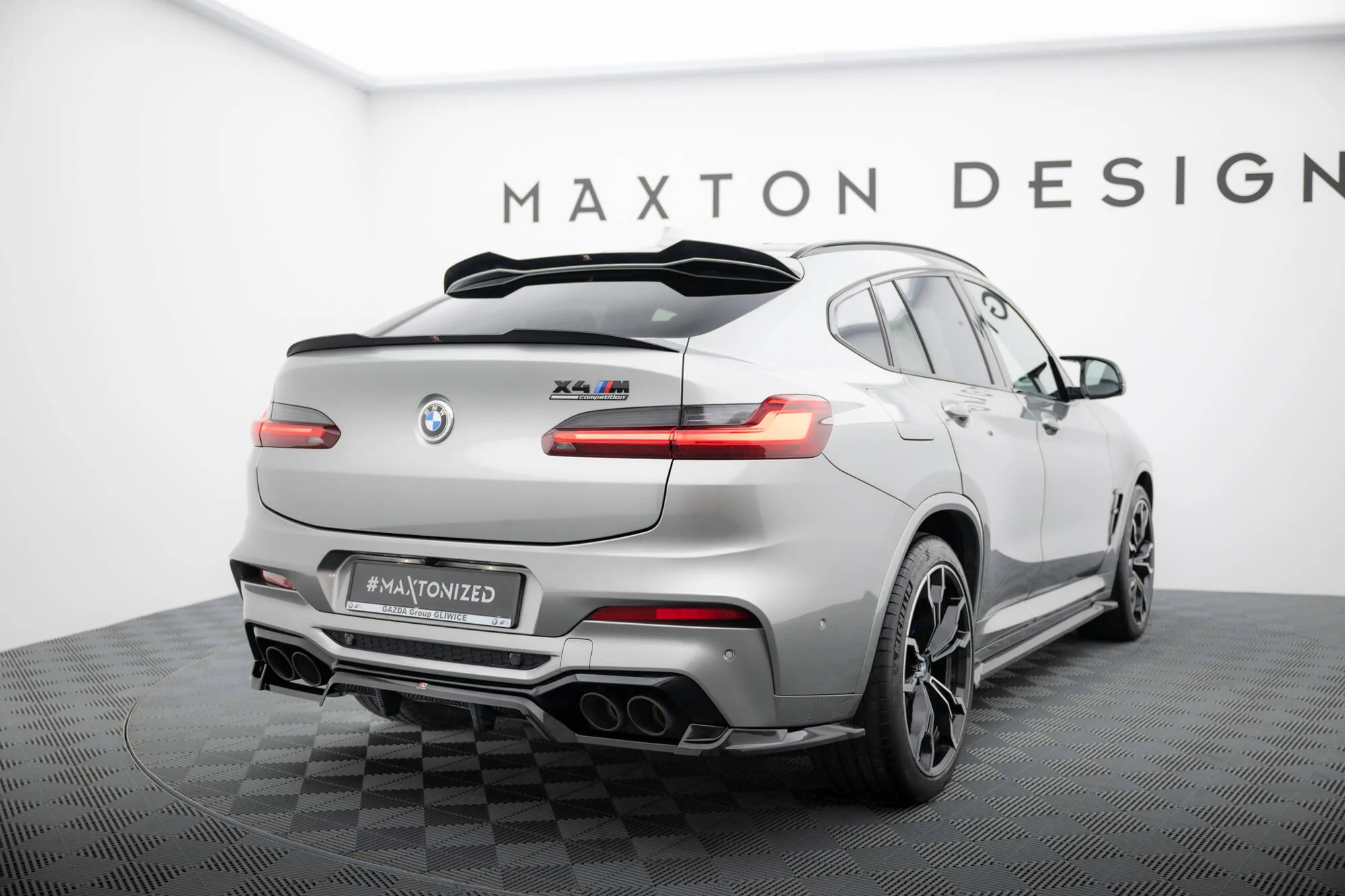 Rear Splitter (with vertical bars) BMW X4 M F98 - Image 2
