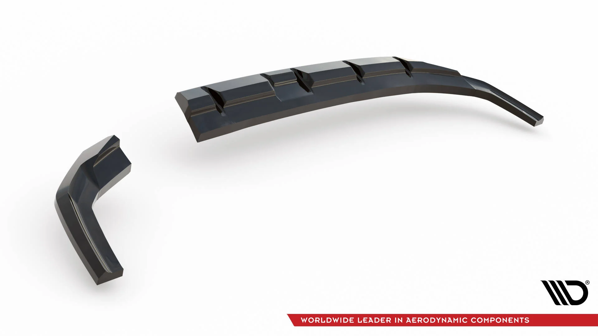 Rear Splitter (with vertical bars) Hyundai Kona N-Line Mk2 - Image 6