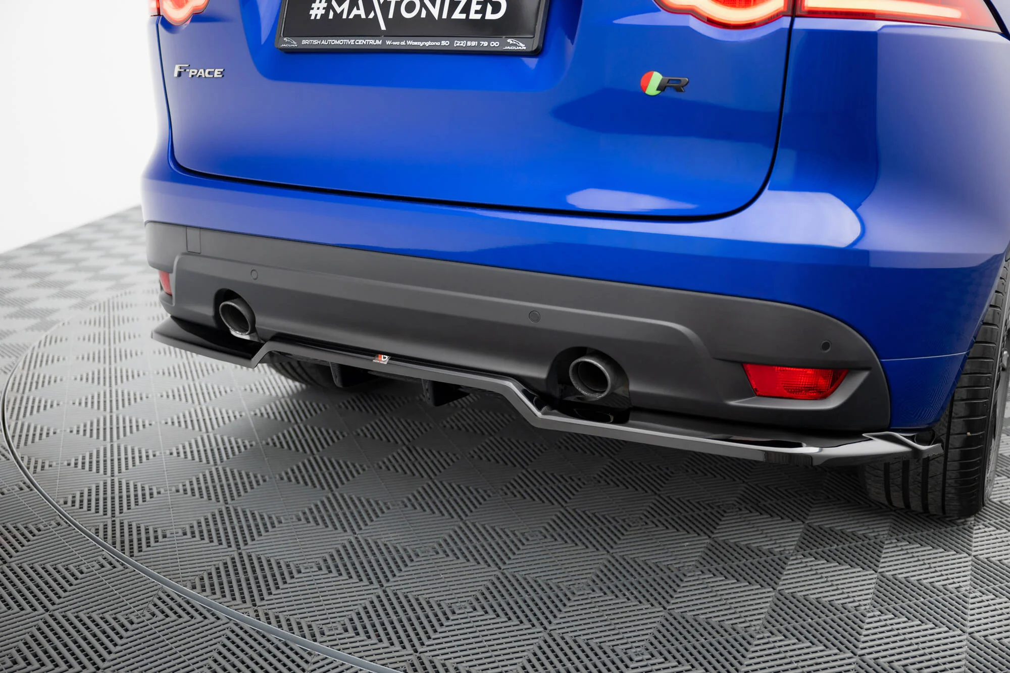 REAR SPLITTER (WITH VERTICAL BARS) JAGUAR F-PACE R-SPORT MK1 - Image 3