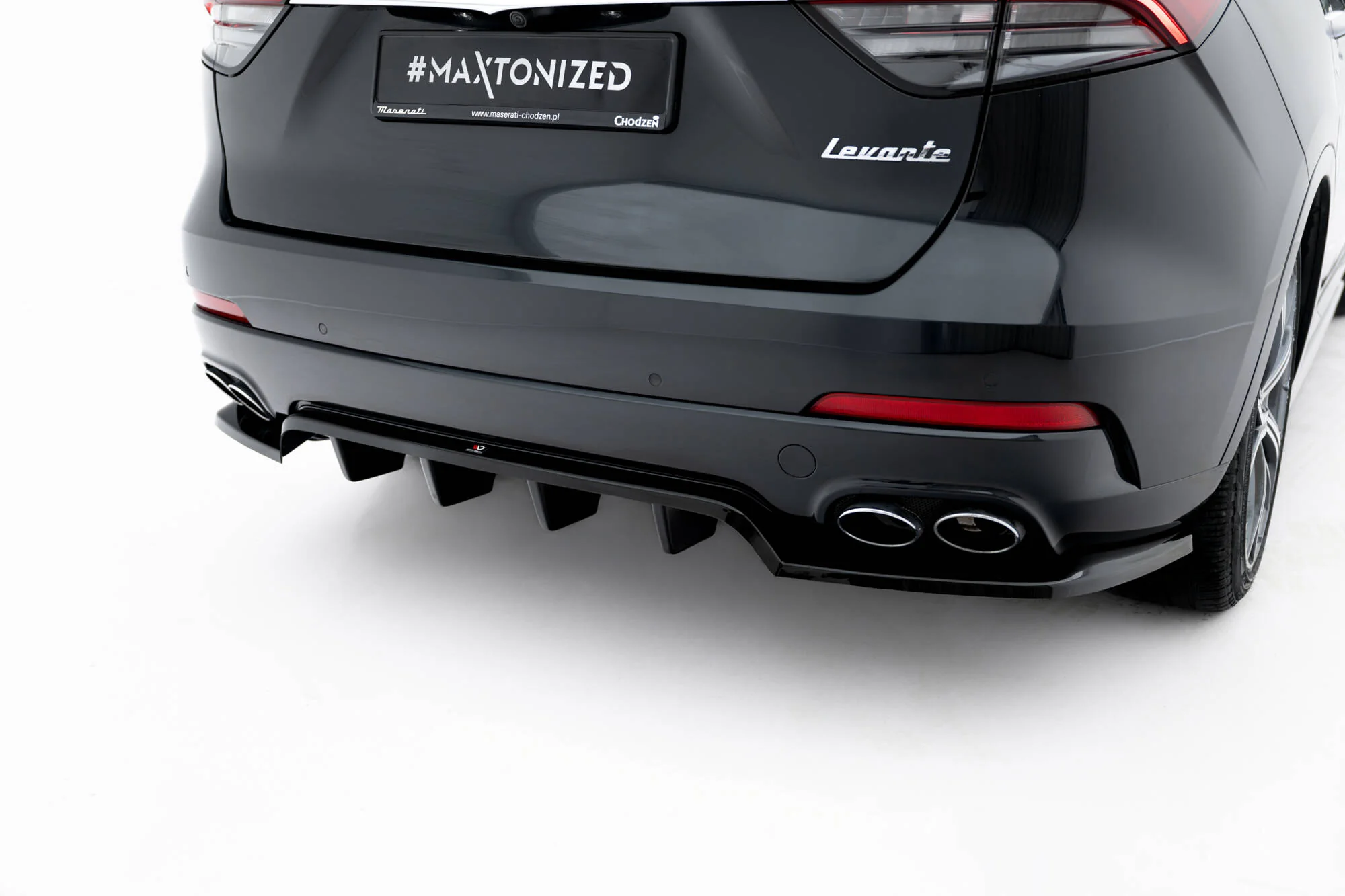 Rear Splitter (with vertical bars) Maserati Levante GT Mk1 Facelift - Image 5