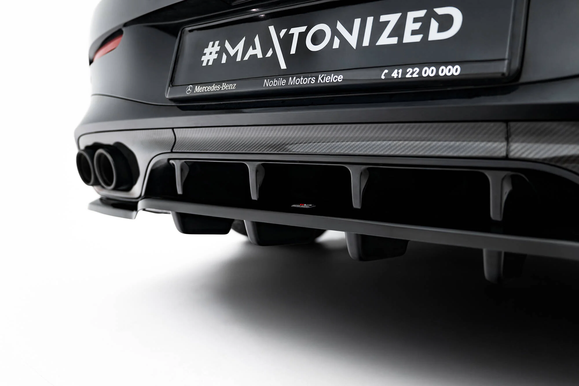 Rear Splitter (with vertical bars) Mercedes-AMG CLE 53 C236 - Image 4