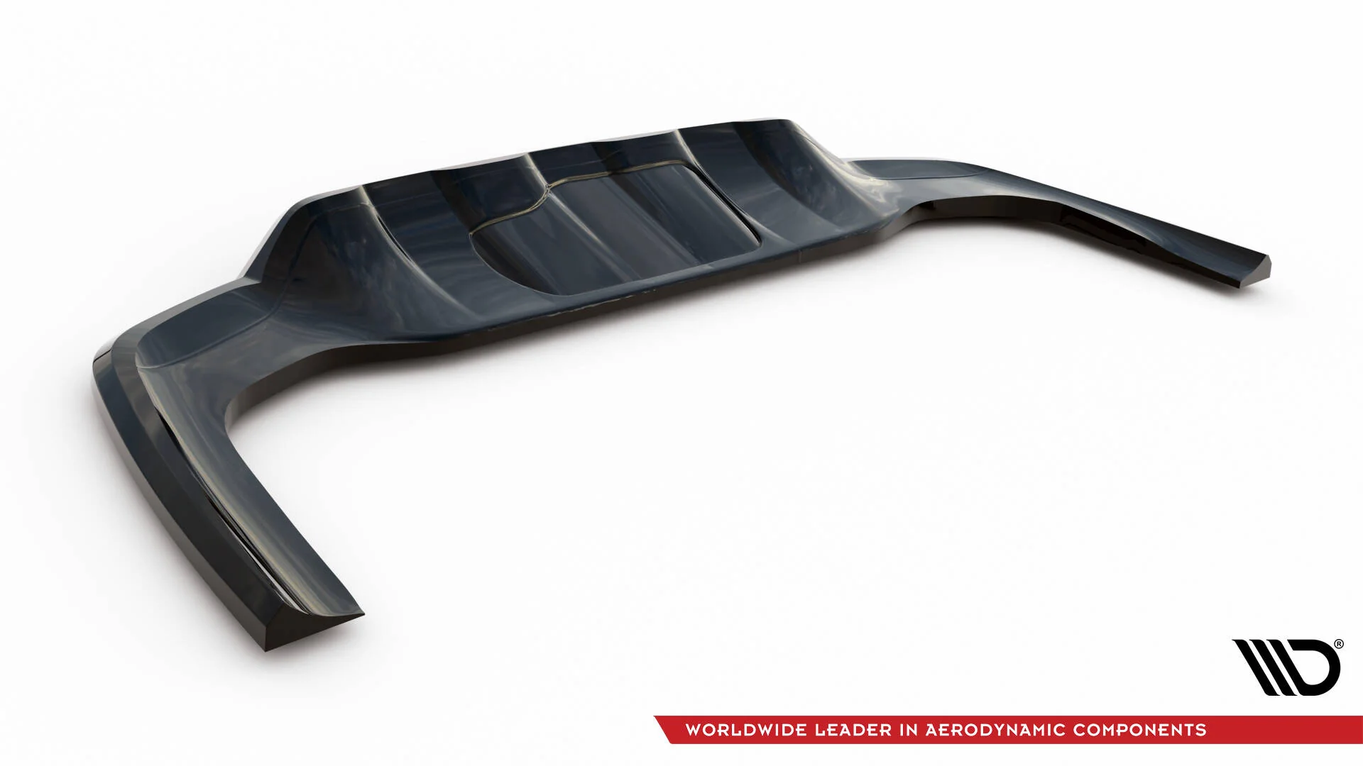 Rear Splitter (with vertical bars) Mercedes-Benz GLC Coupe AMG-Line C254 - Image 6