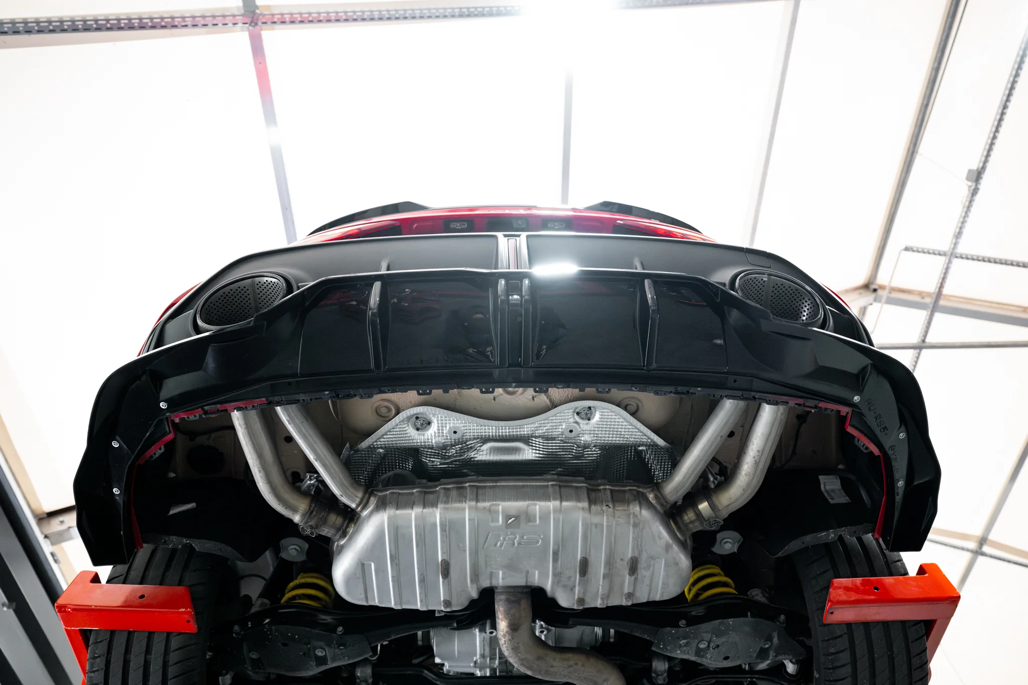 Rear Splitter (with vertical bars) V.1 Audi RS3 Sedan 8Y Facelift - Image 5