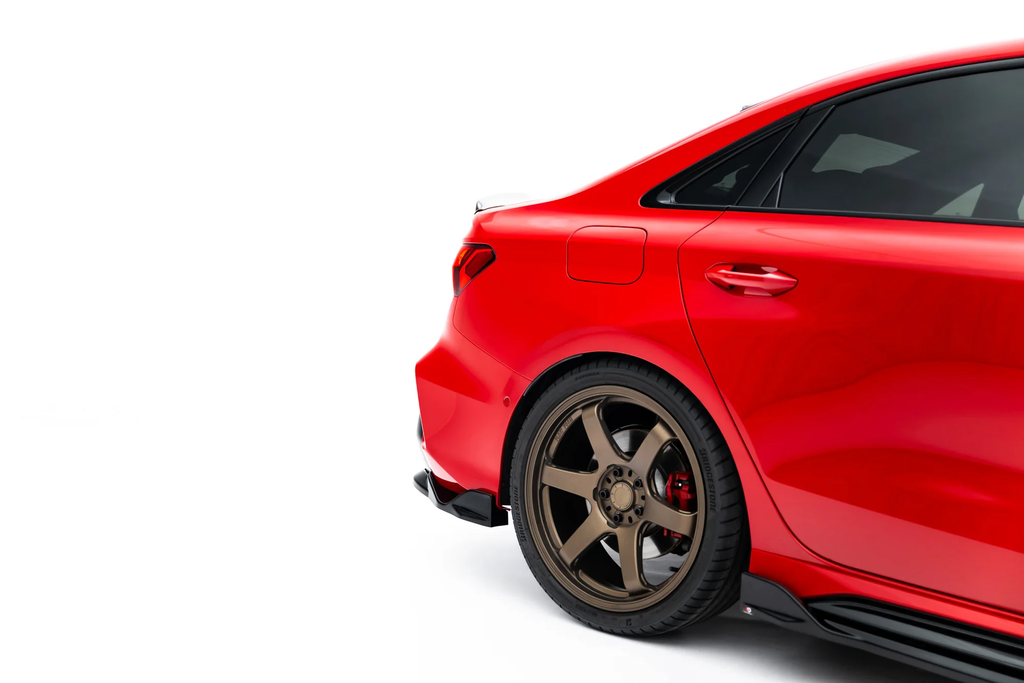 Rear Splitter (with vertical bars) V.2 Audi RS3 Sedan 8Y Facelift - Image 5
