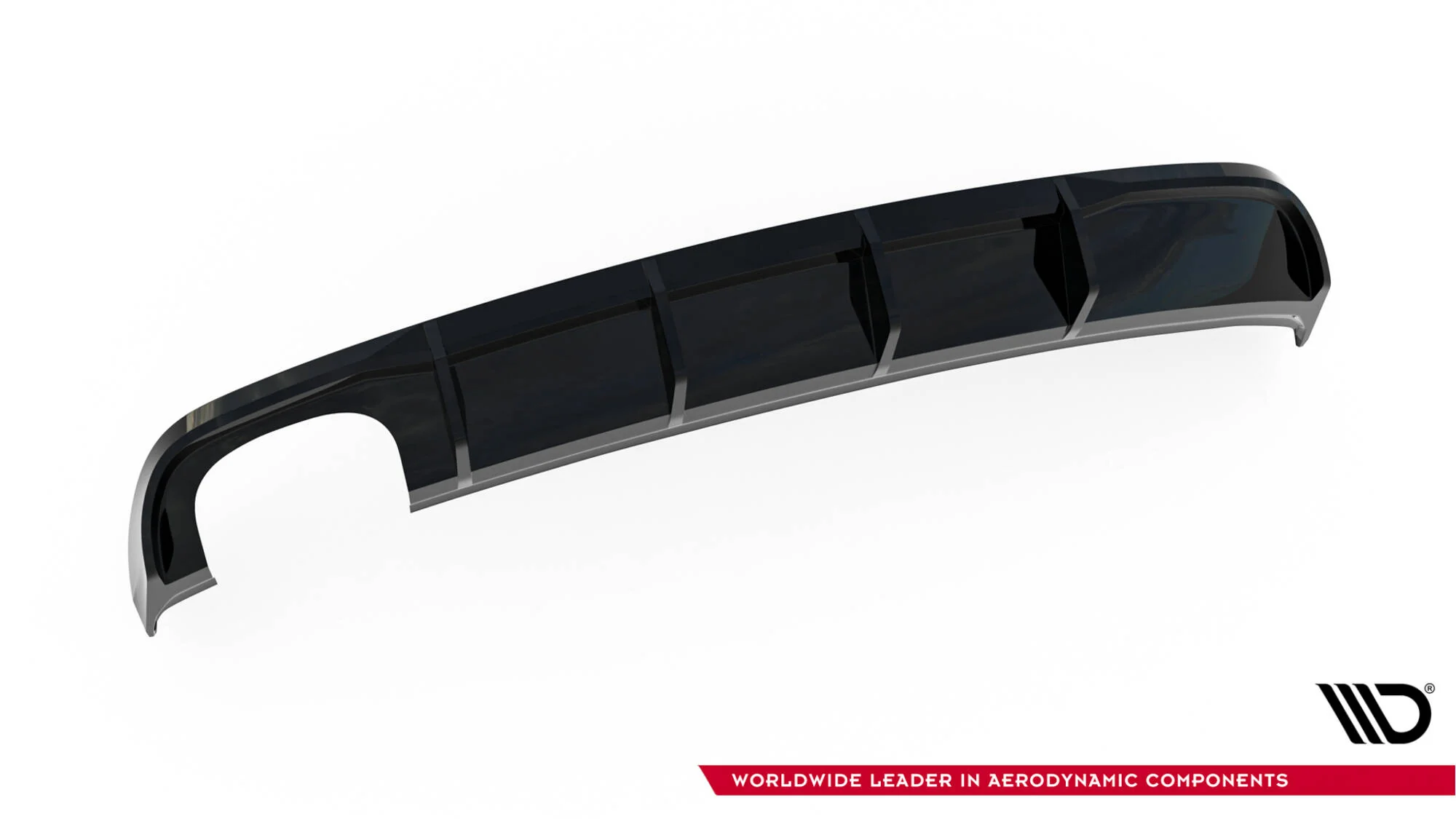 Rear Valance Audi A3 Sedan 8V Facelift (Version with dual exhaust tips on one side) - Image 5