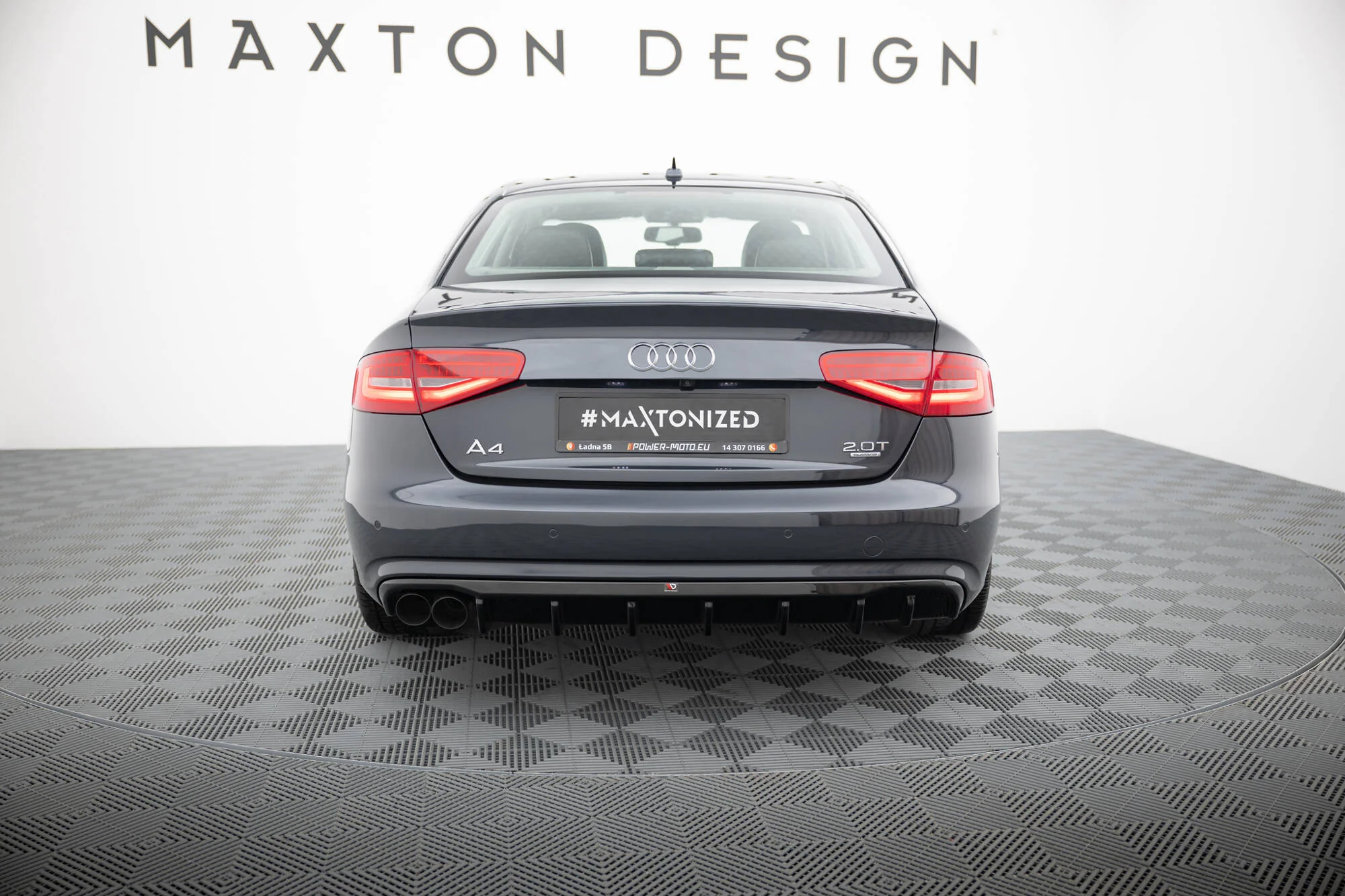 Rear Valance Audi A4 B8 Facelift (Single side dual exhaust version) - Image 3