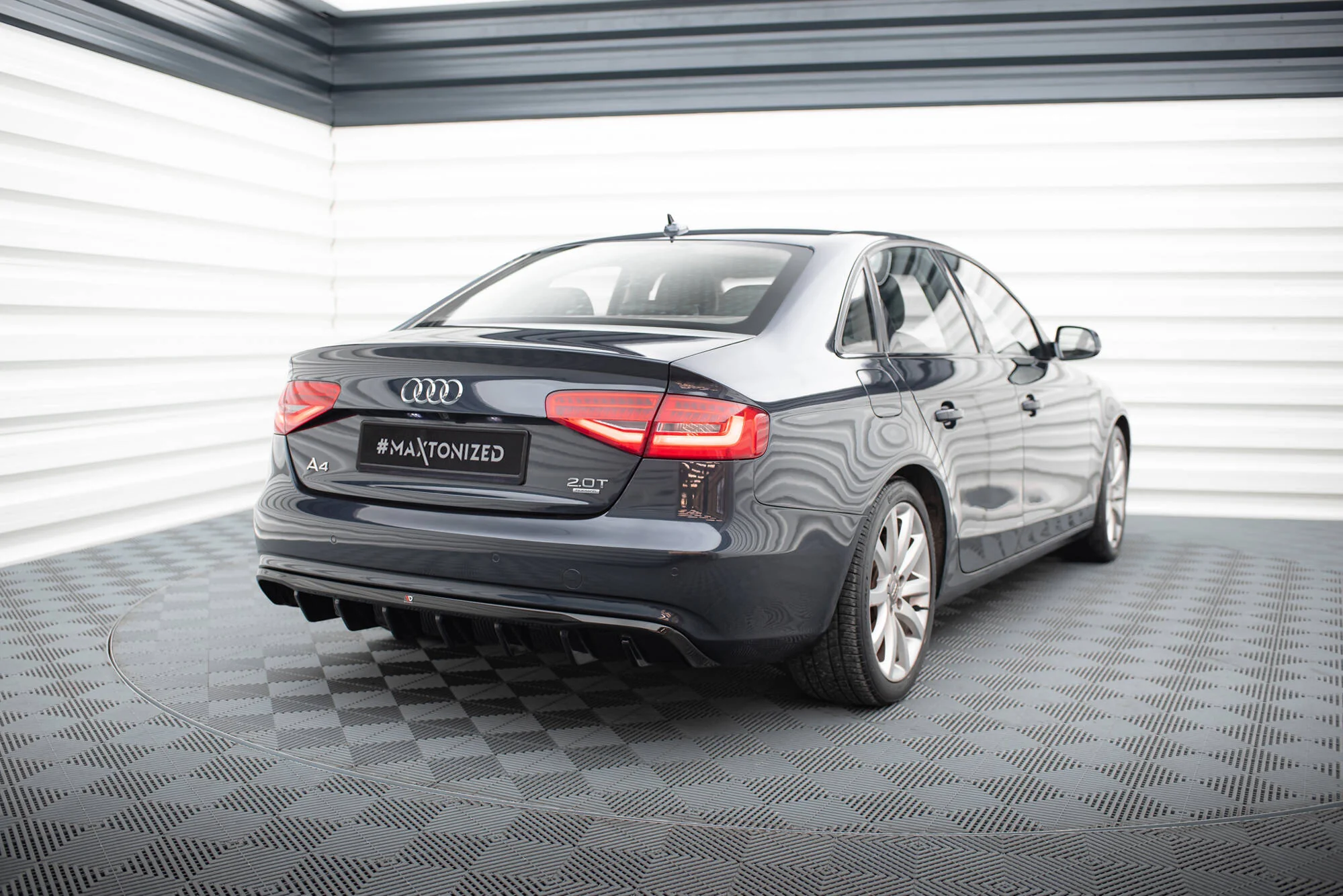 Rear Valance Audi A4 B8 Facelift (Single side dual exhaust version) - Image 4