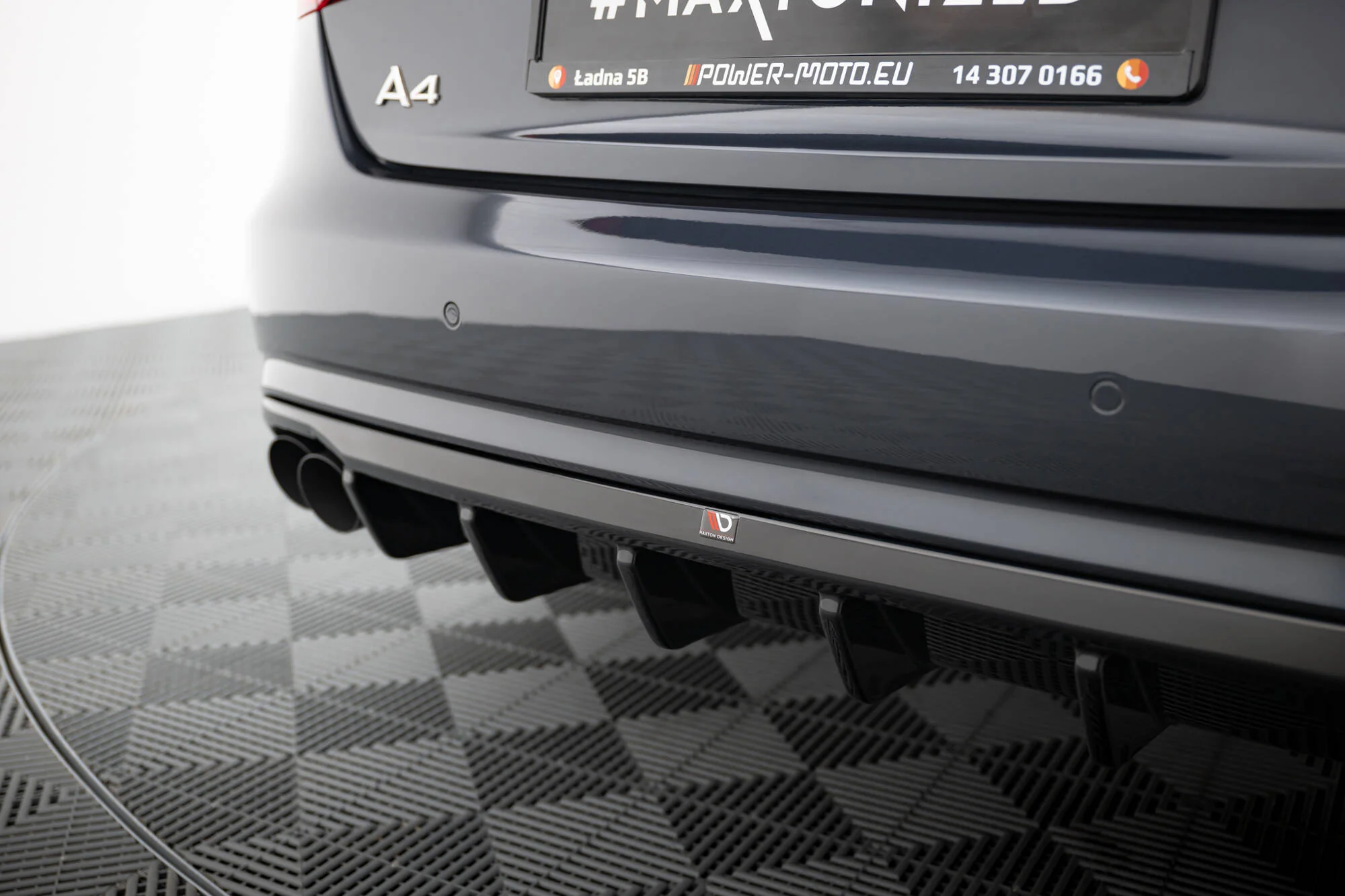 Rear Valance Audi A4 B8 Facelift (Single side dual exhaust version) - Image 6