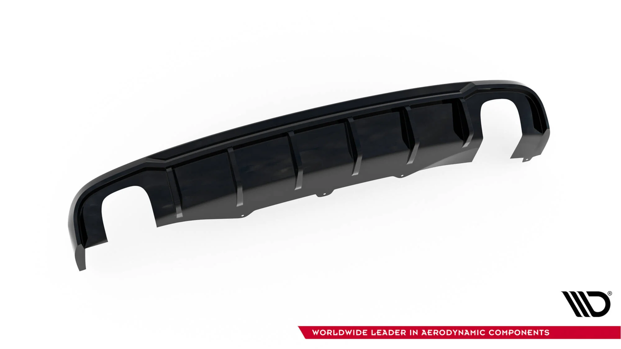 Rear Valance Audi A4 B8 (Version with single exhausts on two sides) - Image 3
