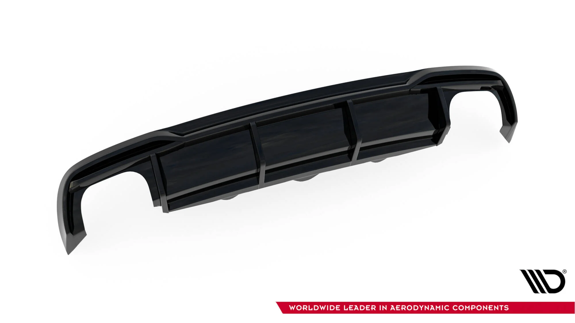 Rear Valance Audi A5 8T Facelift (Version with dual exhausts on both sides) - Image 4