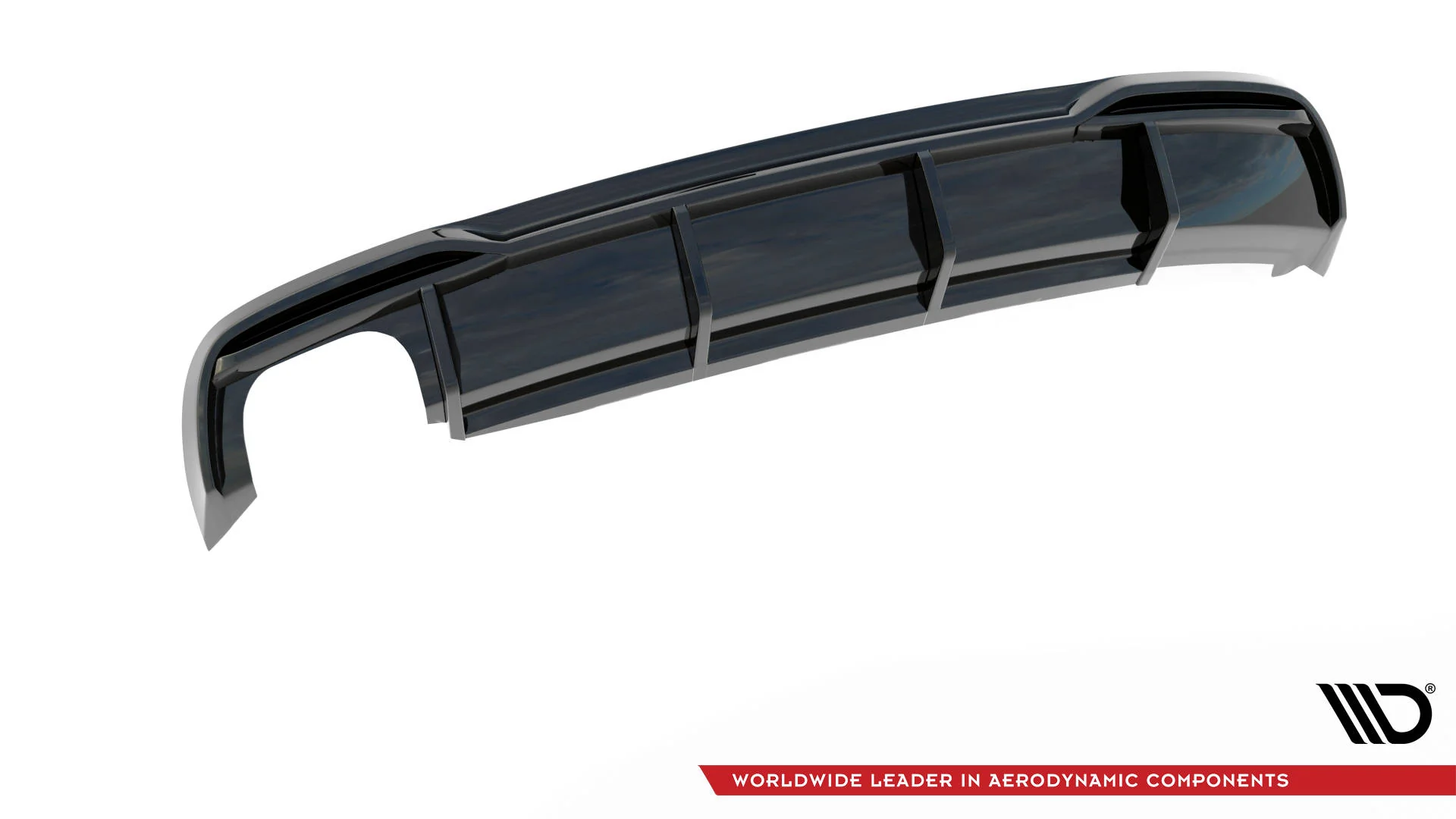 Rear Valance Audi A5 8T Facelift (Version with dual exhausts on one side) - Image 8