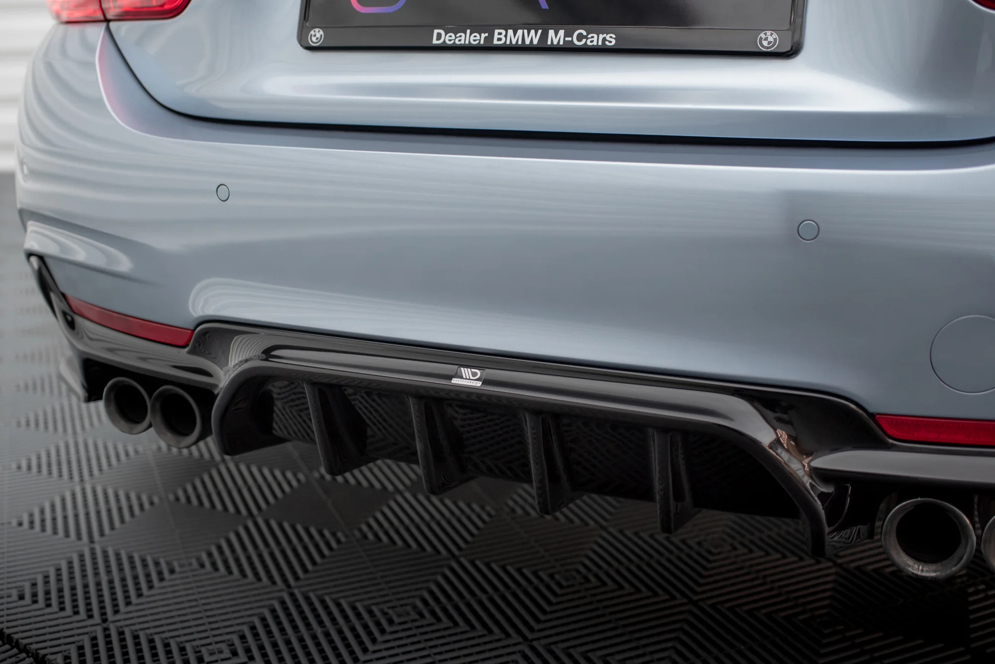 Rear Valance BMW 4 Coupe / Gran Coupe / Cabrio M-Pack F32 / F36 / F33 (Version with dual exhausts on both sides) - Image 4