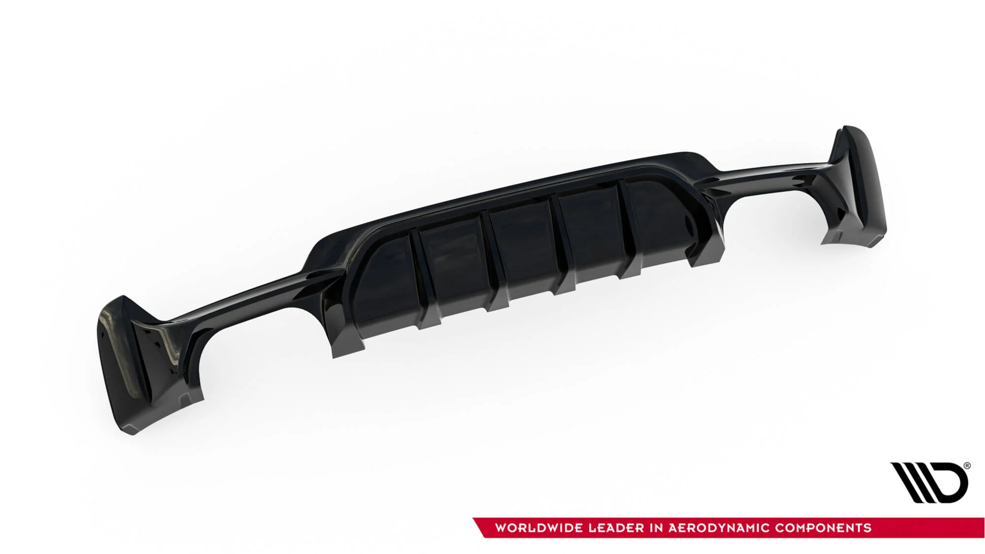 Rear Valance BMW 4 Coupe / Gran Coupe / Cabrio M-Pack F32 / F36 / F33 (Version with dual exhausts on both sides) - Image 5