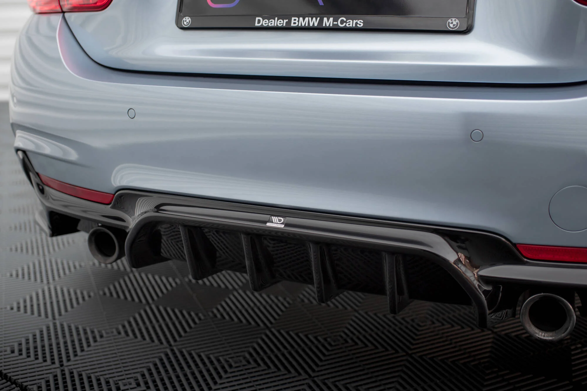 REAR VALANCE BMW 4 COUPE / GRAN COUPE / CABRIO M-PACK F32 / F36 (VERSION WITH EXHAUST ON BOTH SIDES) - Image 4