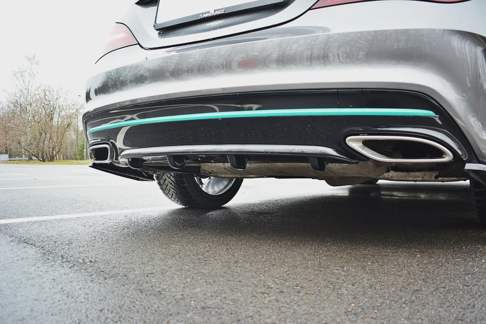 REAR VALANCE MERCEDES-BENZ CLA C117 AMG-LINE FACELIFT - Image 2