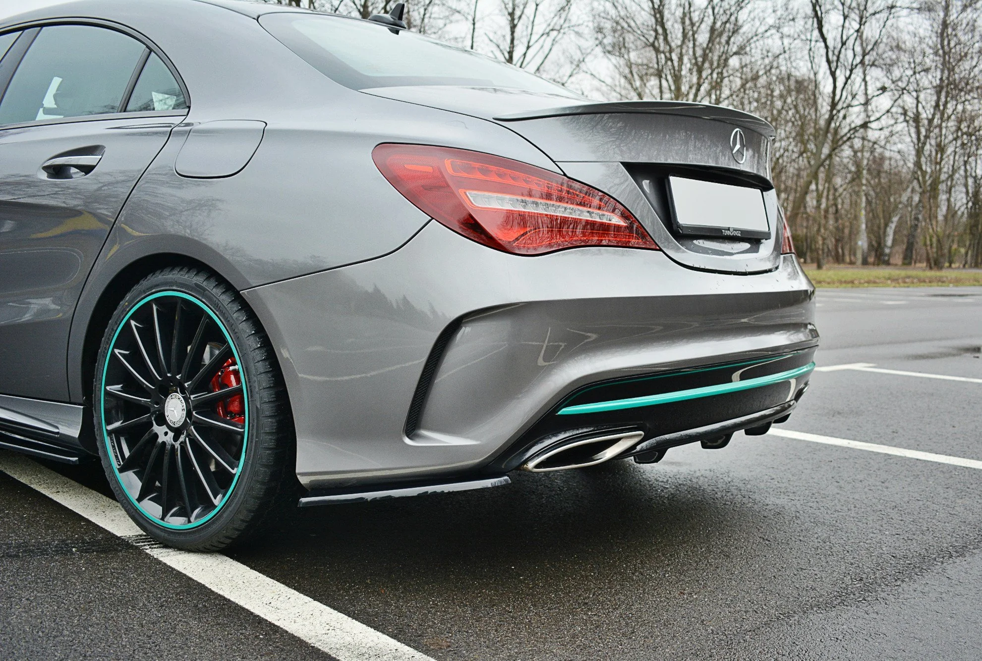 REAR VALANCE MERCEDES-BENZ CLA C117 AMG-LINE FACELIFT - Image 3