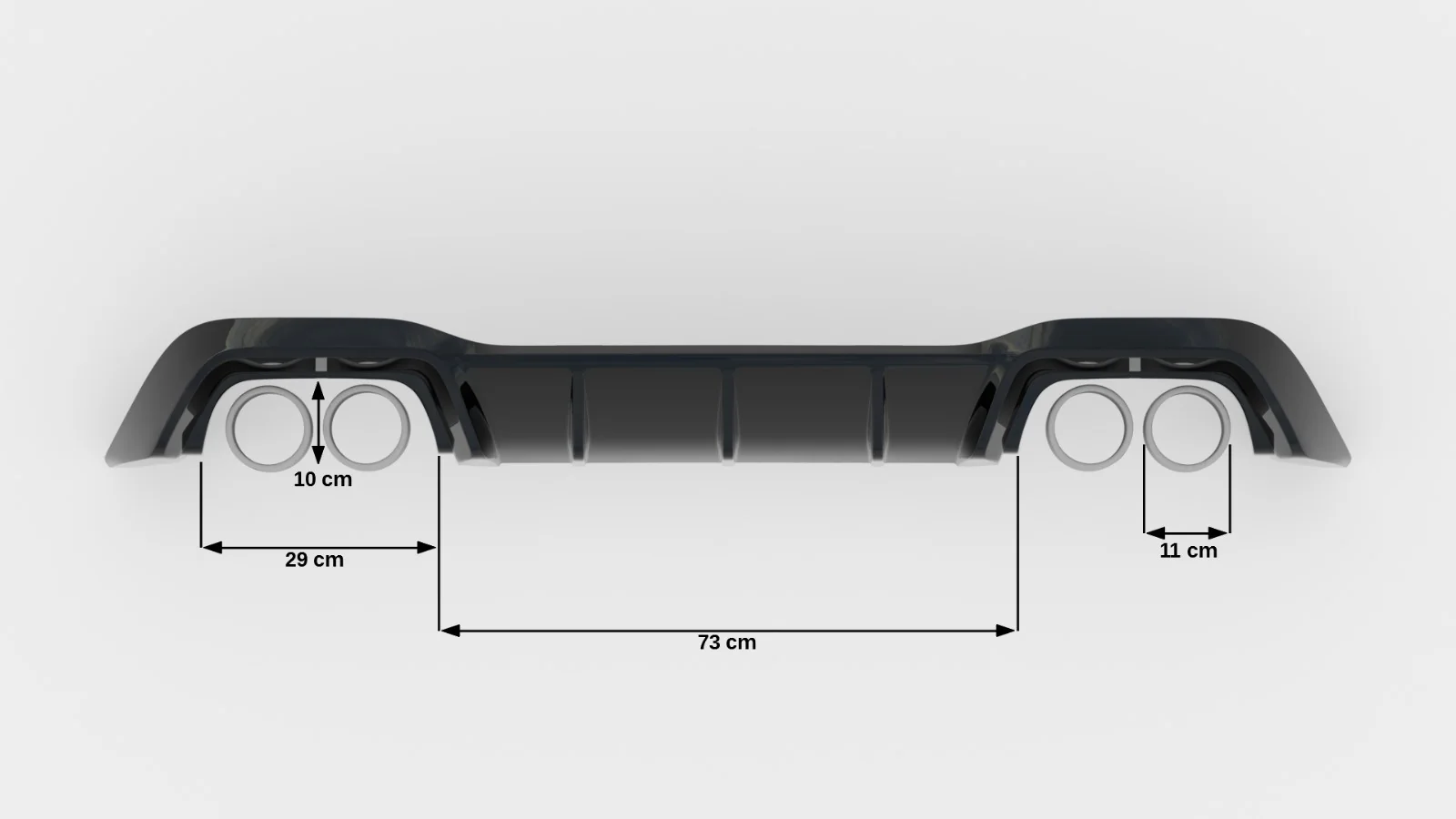 REAR VALANCE V.1 VOLKSWAGEN GOLF R MK8 - Image 10