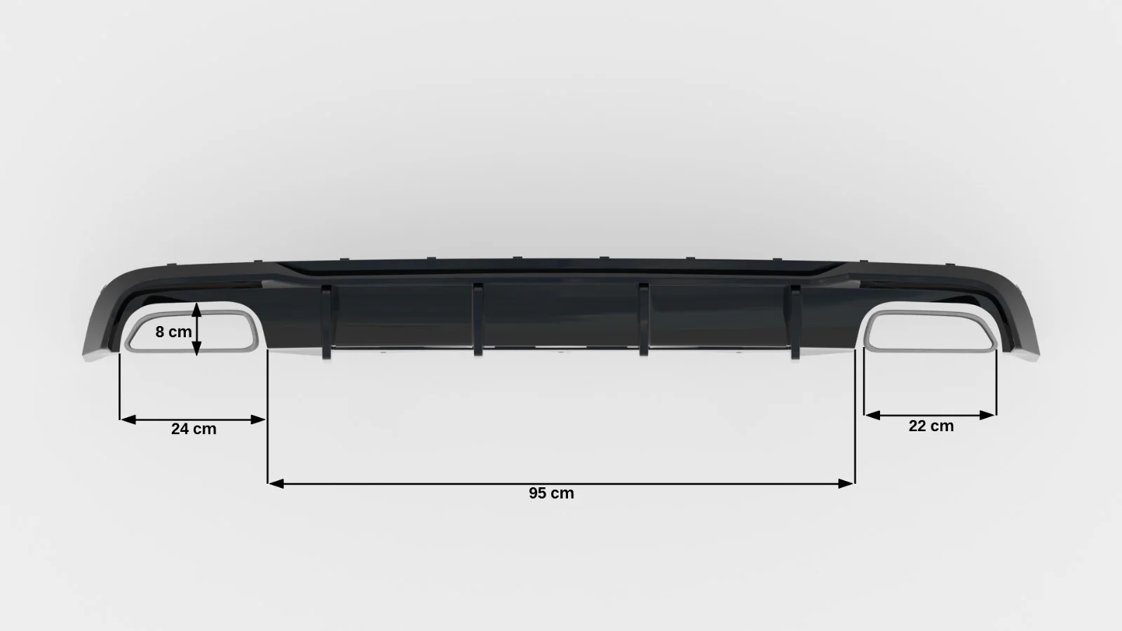 Rear Valance V.2 Audi A6 / A6 C7 S-line/ S6 C7 Facelift - Image 6