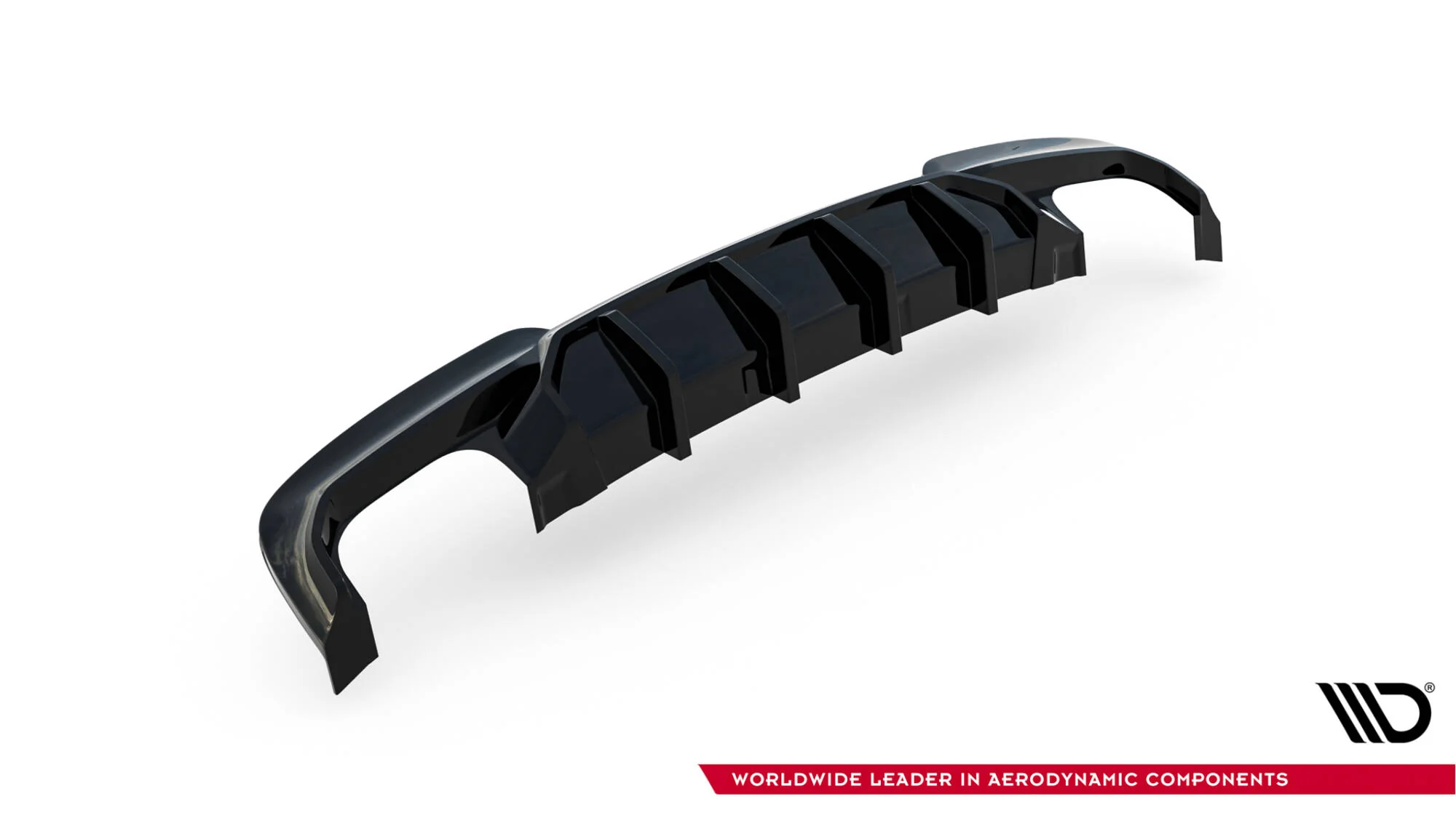 REAR VALANCE V.2 BMW 5 M-PACK F10 (VERSION WITH TWO DOUBLE EXHAUSTS) - Image 5
