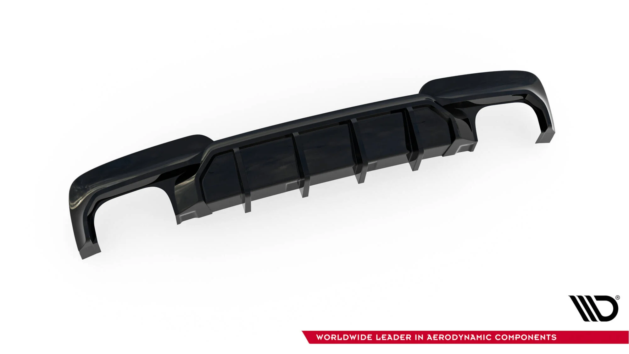 REAR VALANCE V.2 BMW 5 M-PACK F10 (VERSION WITH TWO DOUBLE EXHAUSTS) - Image 6