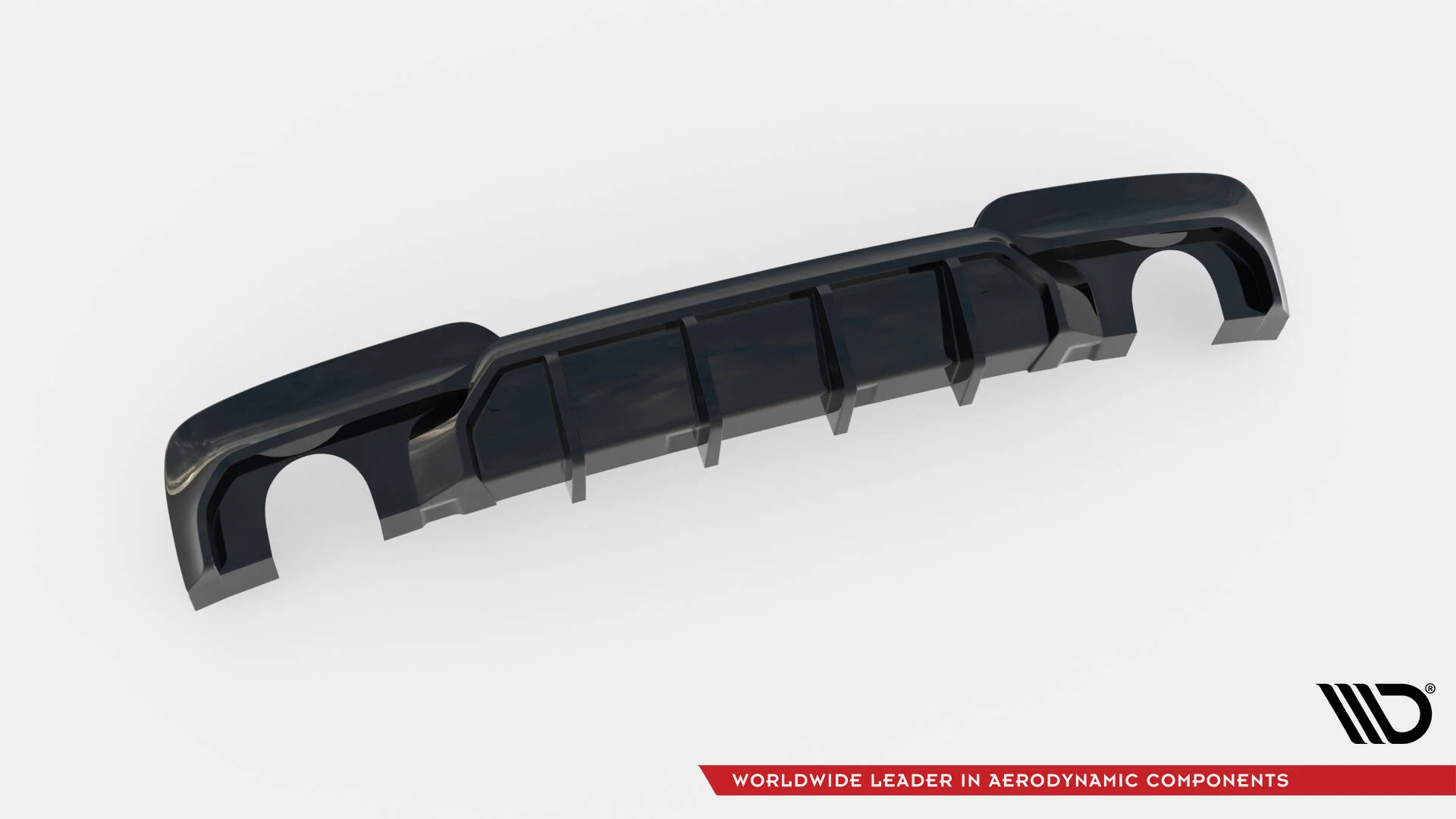 REAR VALANCE V.2 BMW 5 M-PACK F10 (VERSION WITH TWO SINGLE EXHAUSTS) - Image 5