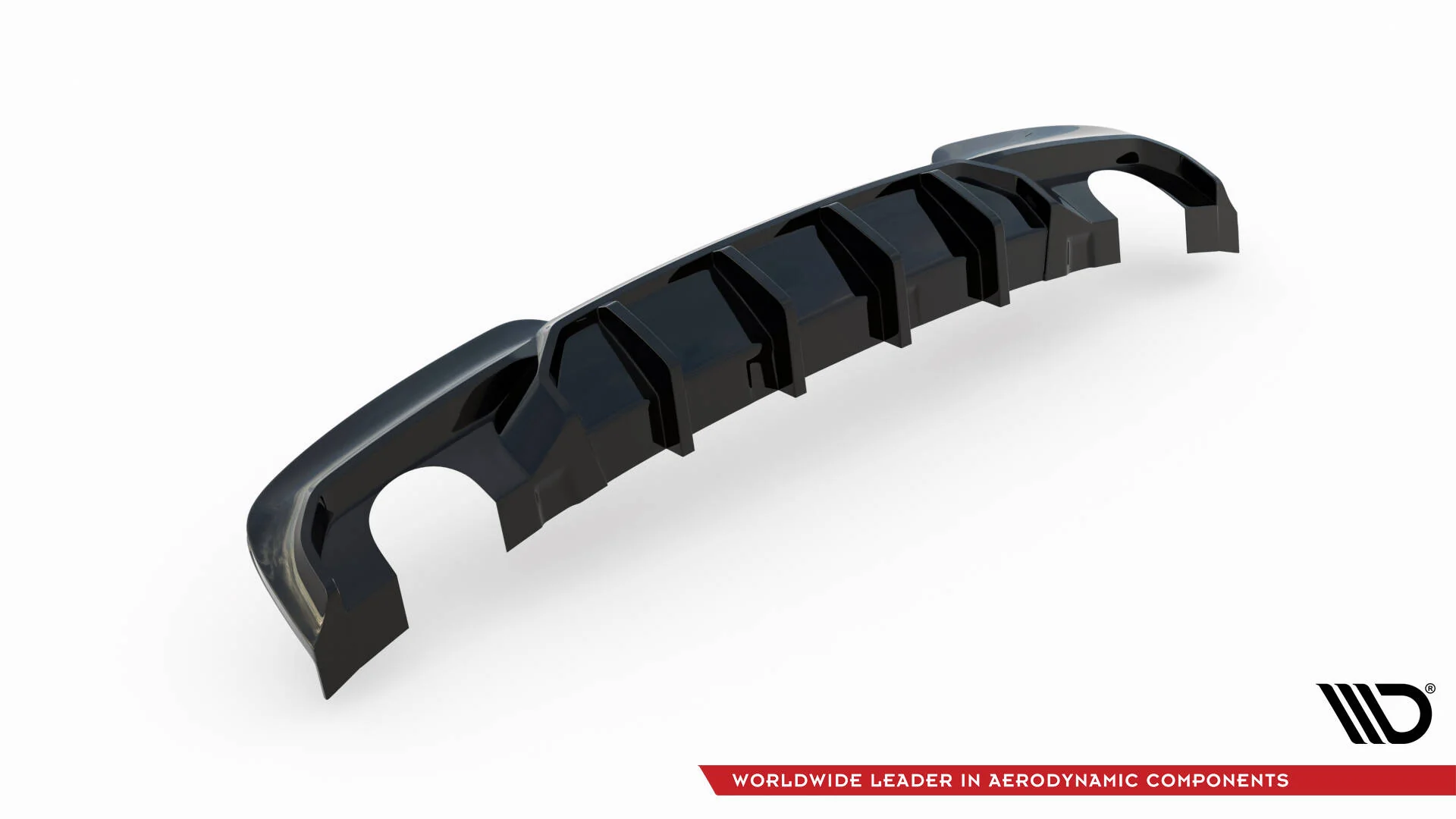 REAR VALANCE V.2 BMW 5 M-PACK F10 (VERSION WITH TWO SINGLE EXHAUSTS) - Image 6