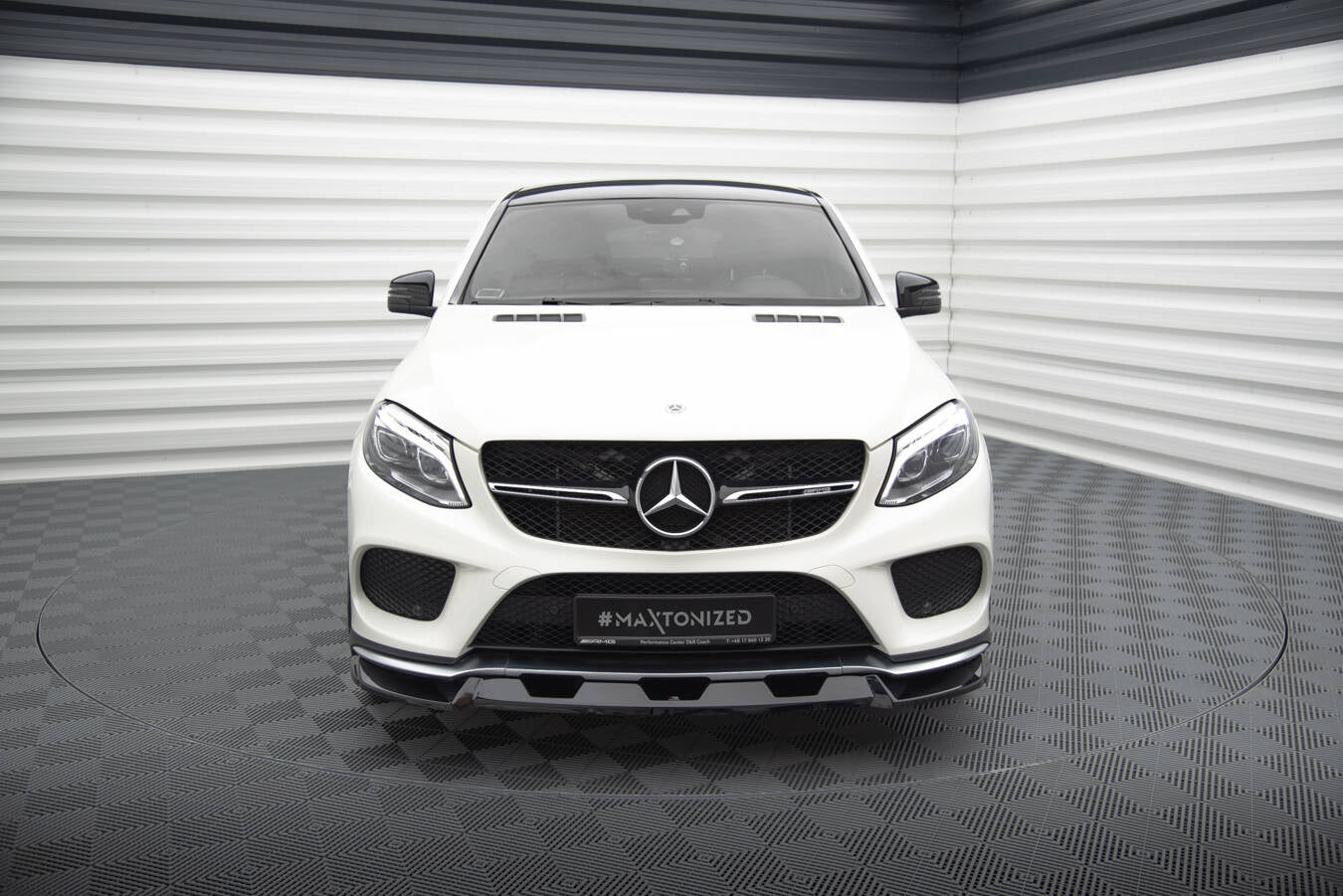 FRONT SPLITTER V.1 MERCEDES-BENZ GLE COUPE 43 AMG / AMG-LINE C292 - Image 4