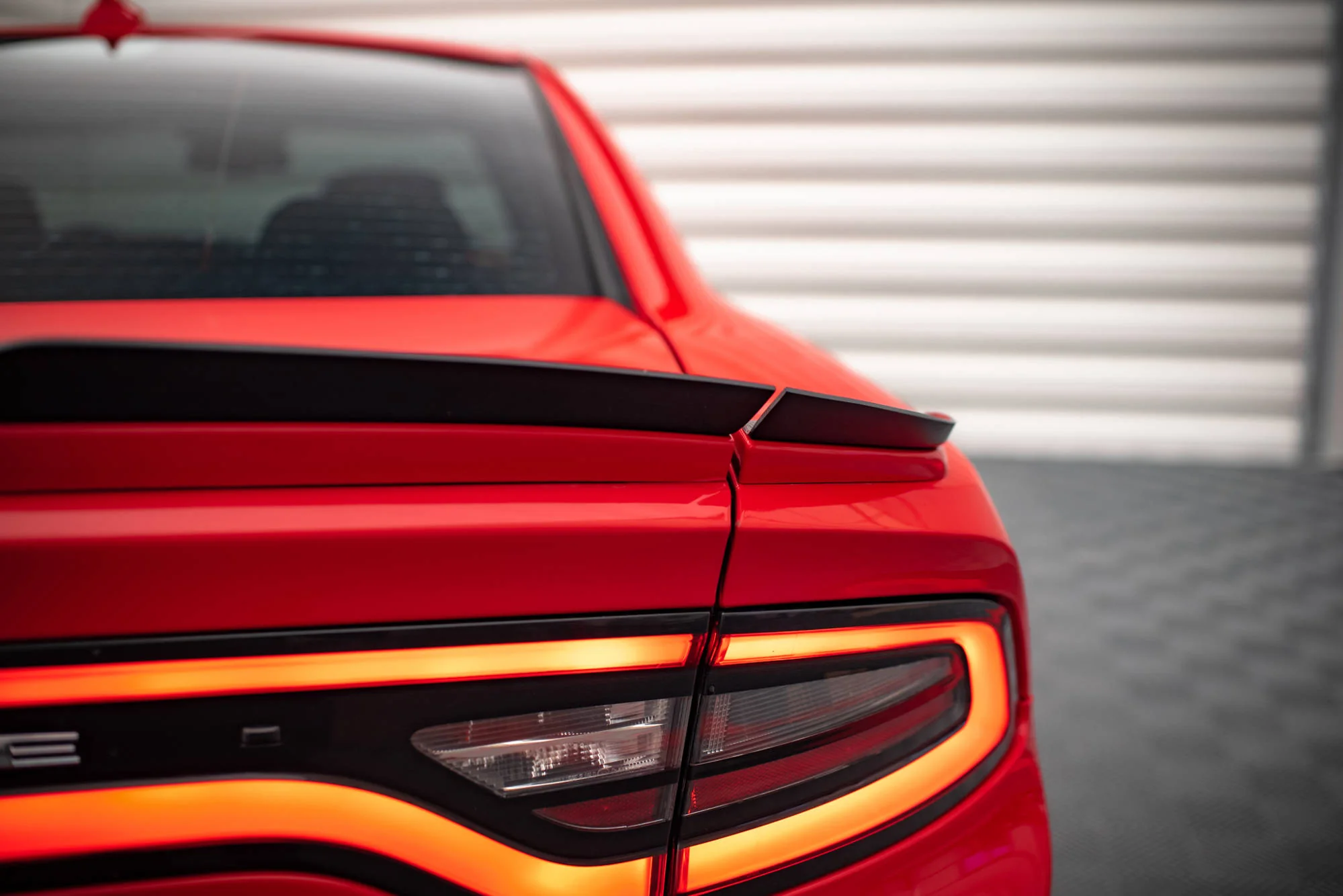 SET OF SPOILER CAPS DODGE CHARGER RT MK7 FACELIFT - Image 7