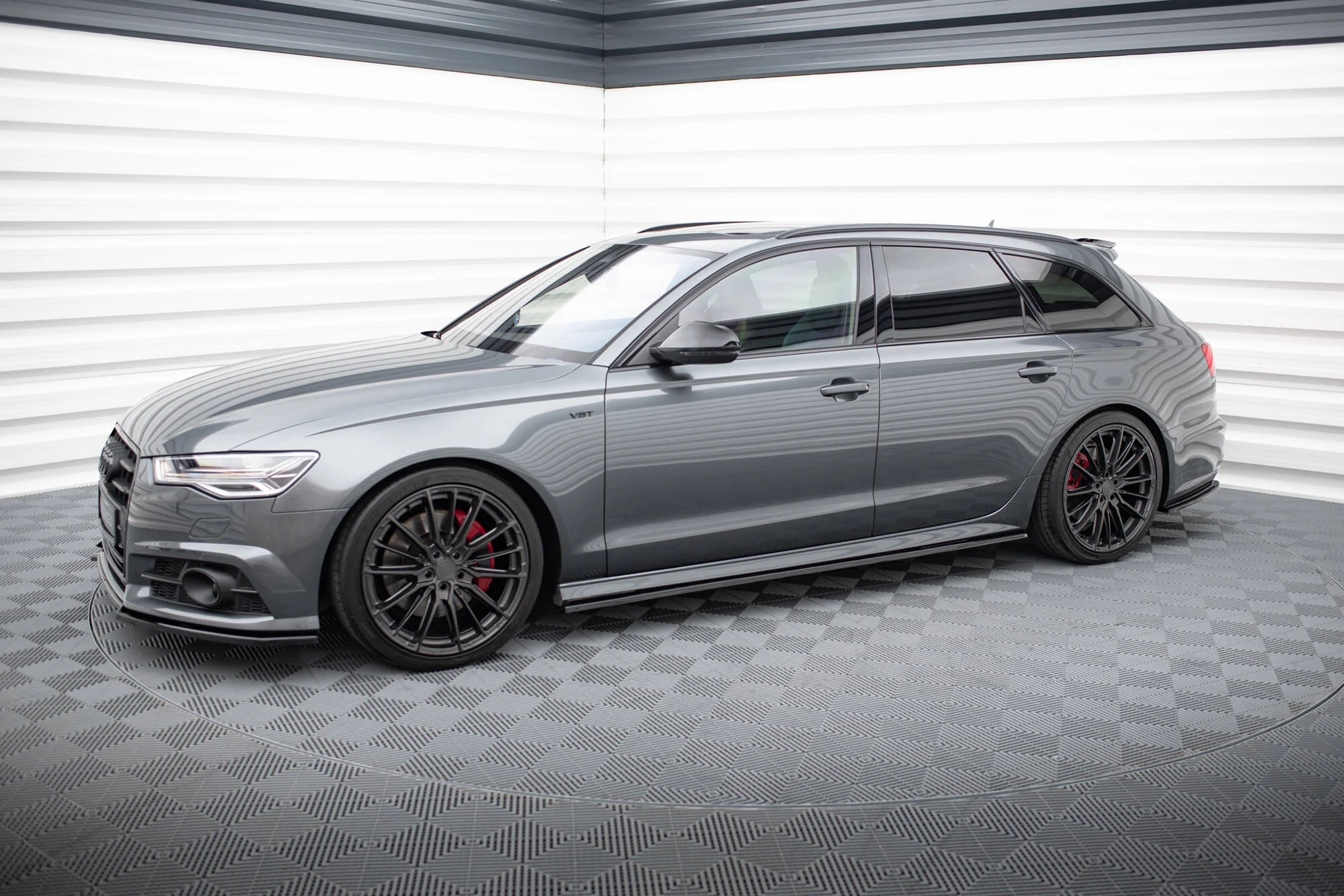 Side Skirts Diffusers Audi S6 / A6 S-Line C7 FL - Image 2