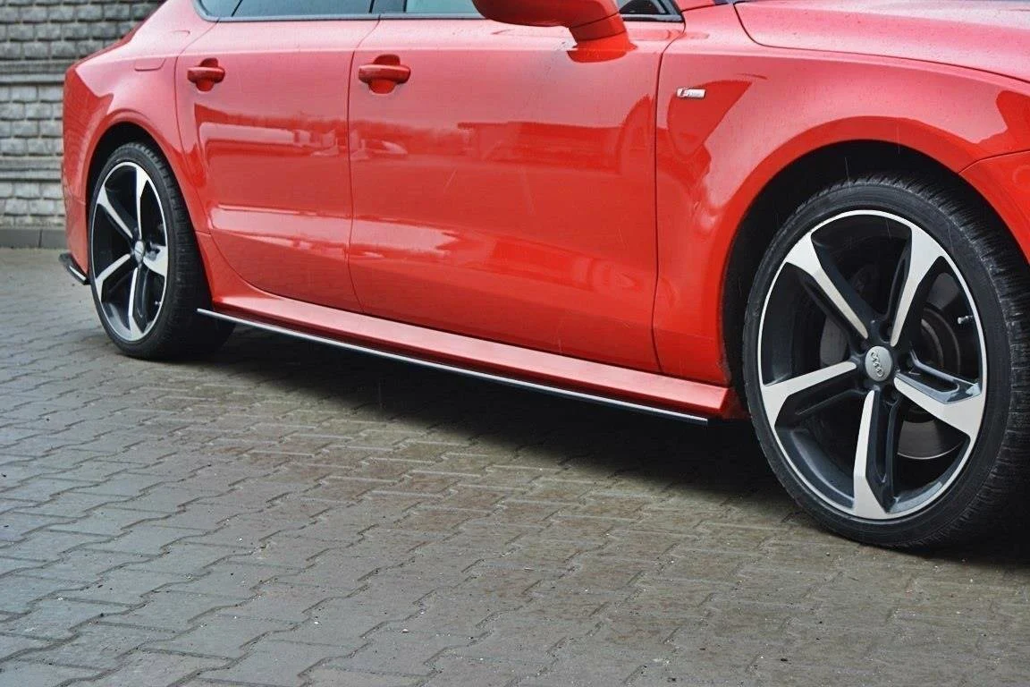 SIDE SKIRTS DIFFUSERS AUDI S7 / A7 S-LINE C7 FL - Image 2