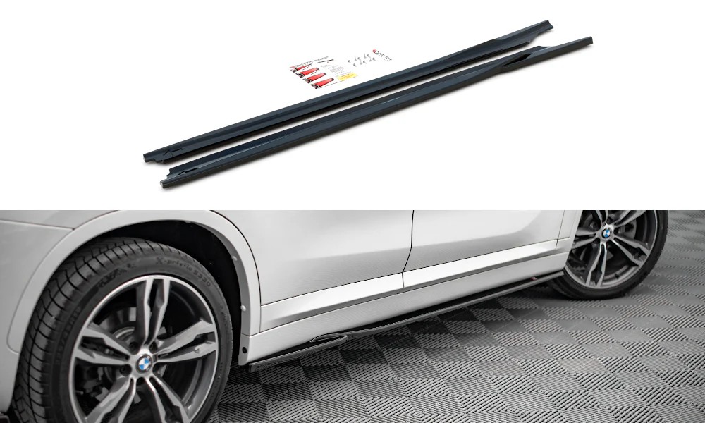 SIDE SKIRTS DIFFUSERS BMW X1 M-PACK F48