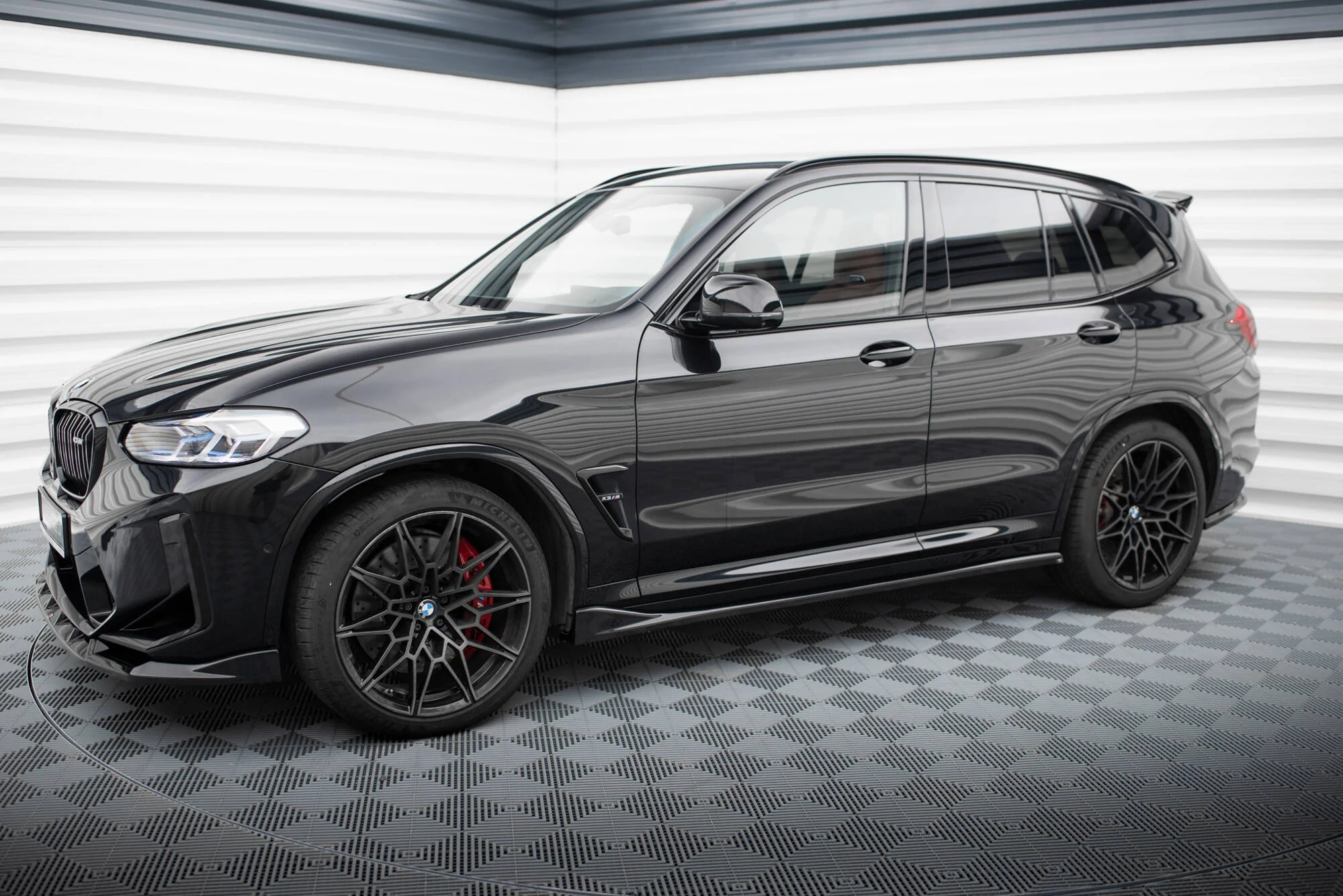 SIDE SKIRTS DIFFUSERS BMW X3 M F97 FACELIFT - Image 2