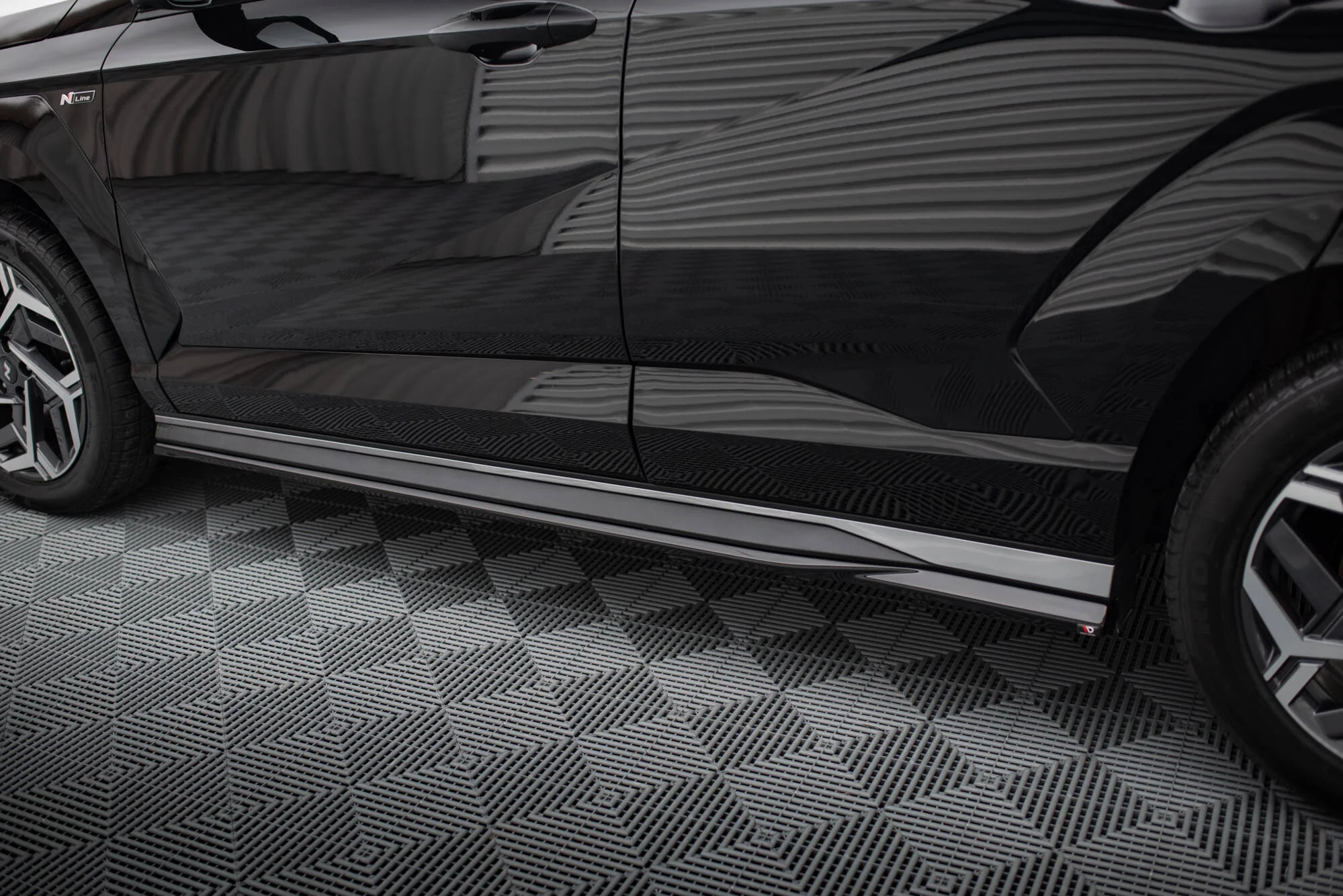 Side Skirts Diffusers Hyundai Kona N-line Mk2 - Image 4
