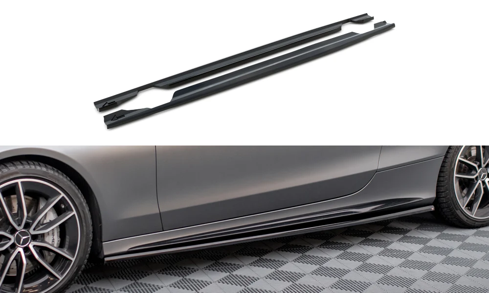 SIDE SKIRTS DIFFUSERS MERCEDES-AMG C43 COUPE C205 FACELIFT