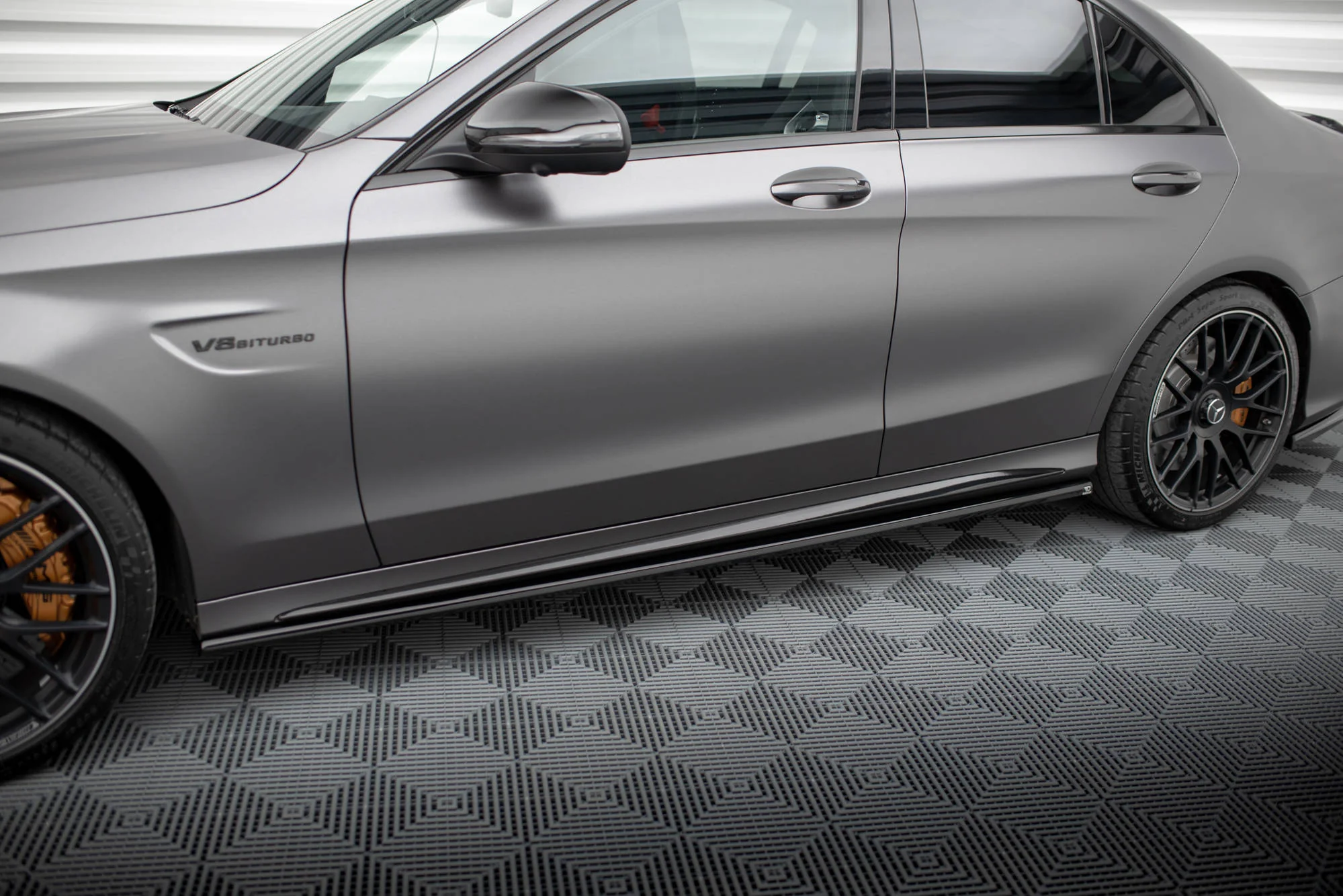 Side Skirts Diffusers Mercedes-AMG C63 Sedan / Estate W205 Facelift - Image 3