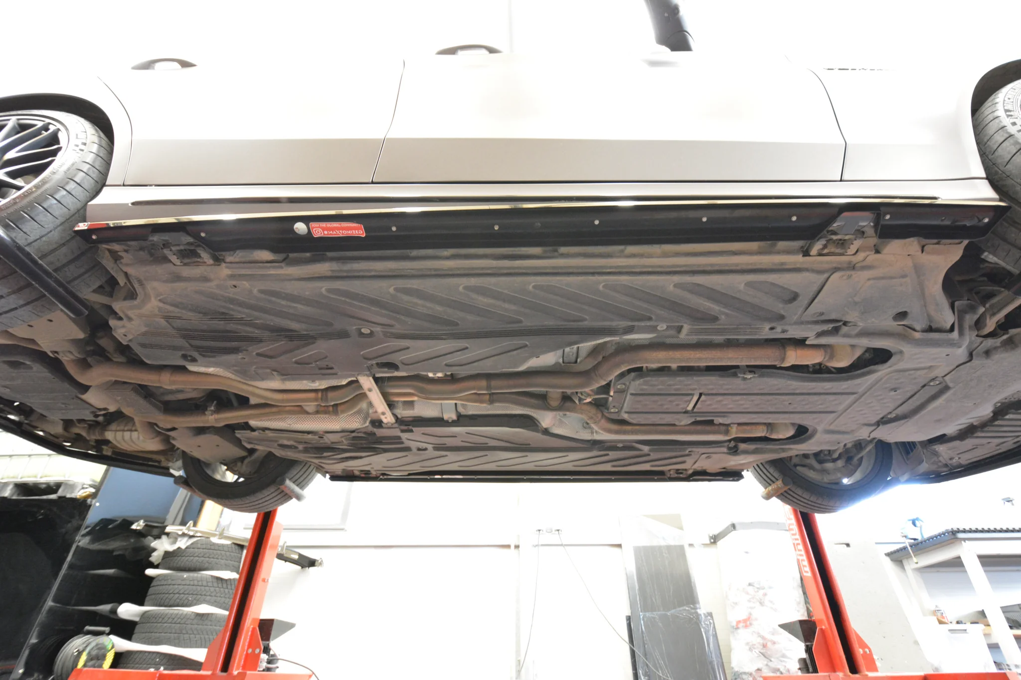 Side Skirts Diffusers Mercedes-AMG C63 Sedan / Estate W205 Facelift - Image 7