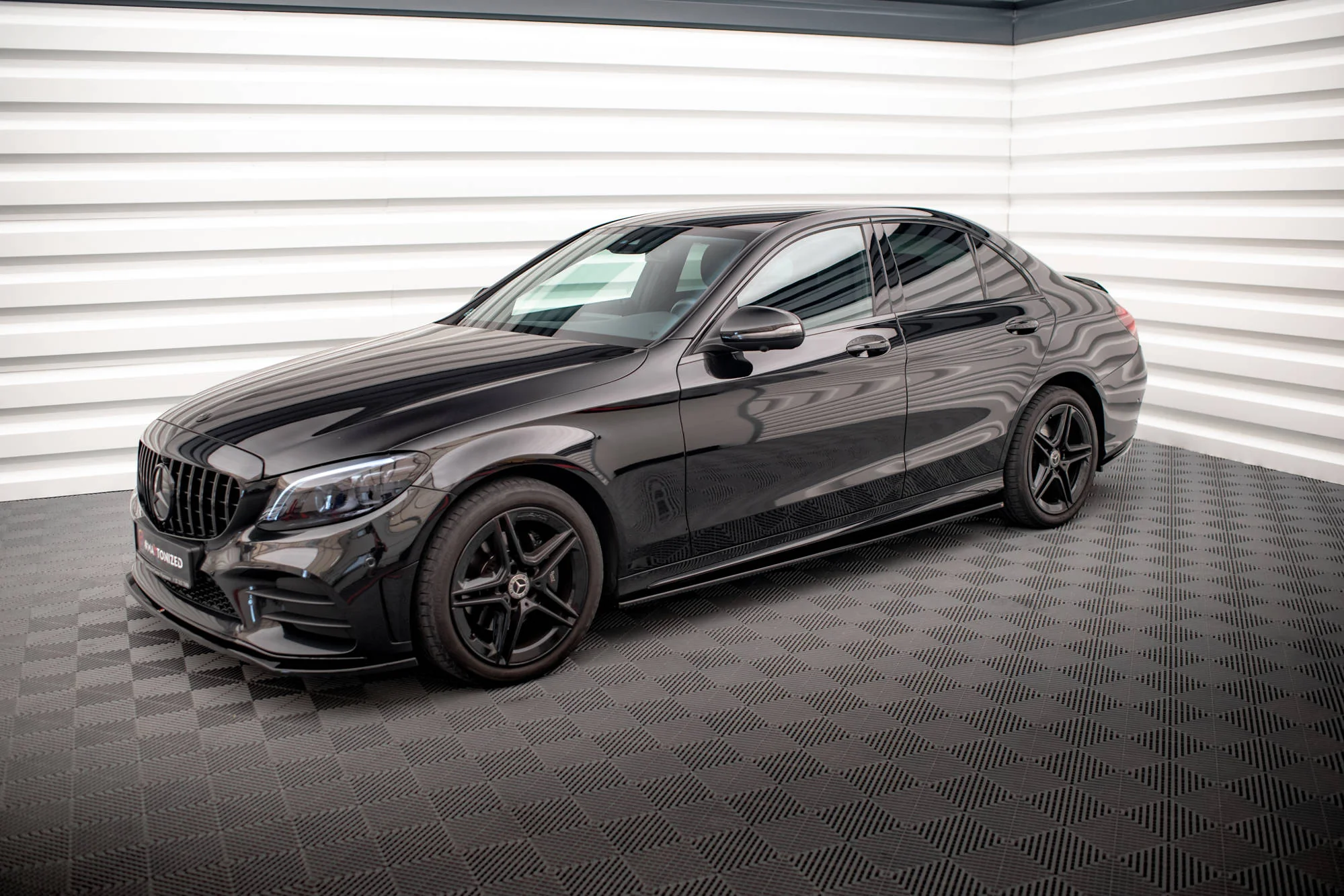 SIDE SKIRTS DIFFUSERS MERCEDES-BENZ C43 / C AMG-LINE SEDAN W205 FACELIFT - Image 3