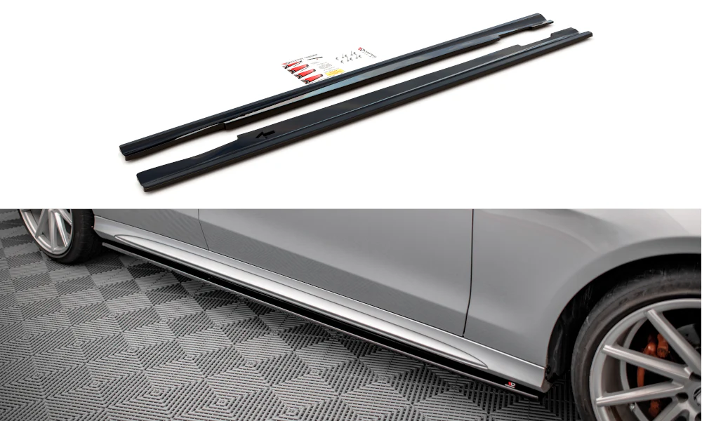 SIDE SKIRTS DIFFUSERS MERCEDES-BENZ E63 AMG SEDAN W212 FACELIFT - Image 2