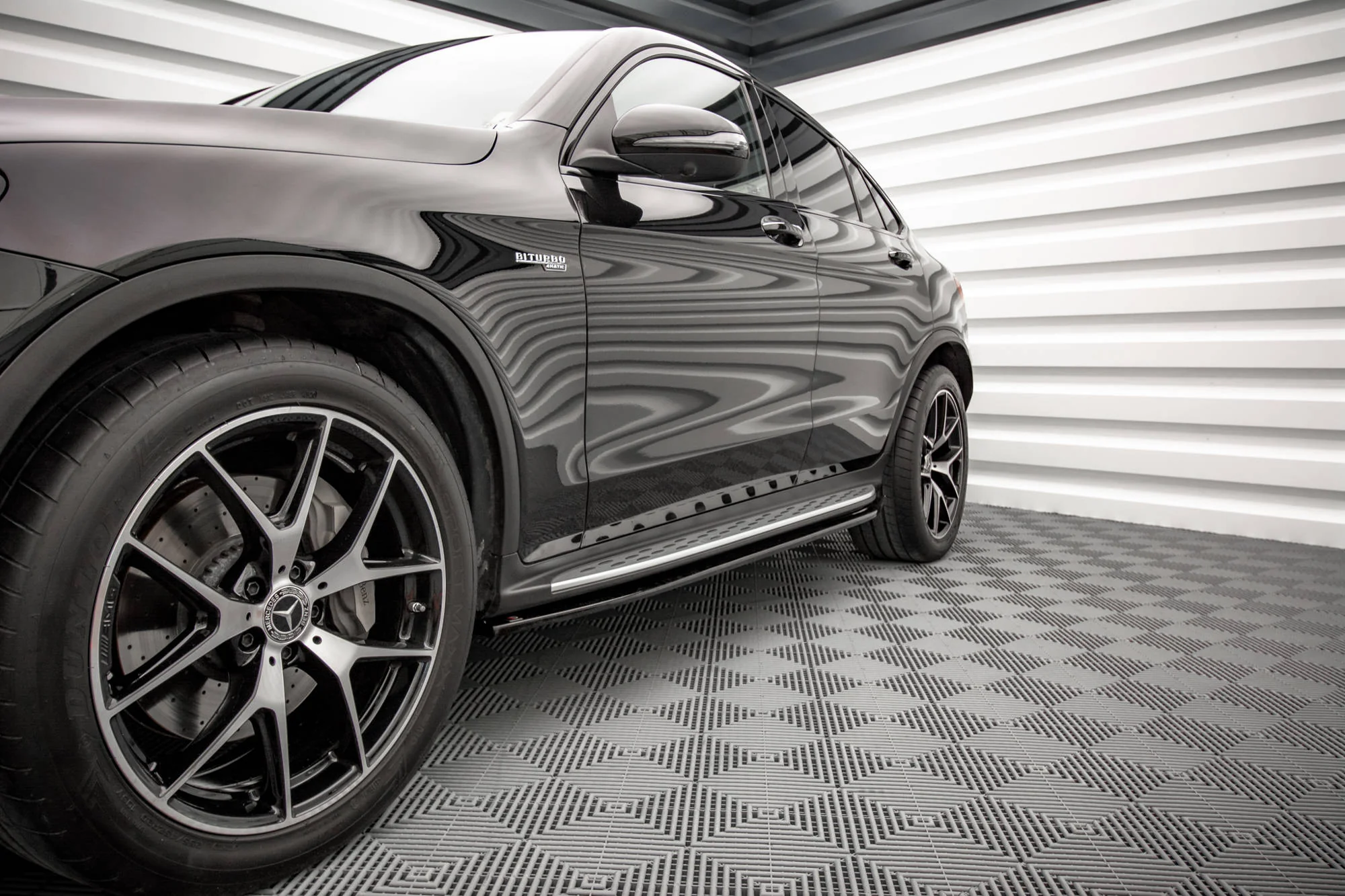 SIDE SKIRTS DIFFUSERS MERCEDES-BENZ GLC COUPE AMG-LINE C253 FACELIFT - Image 2