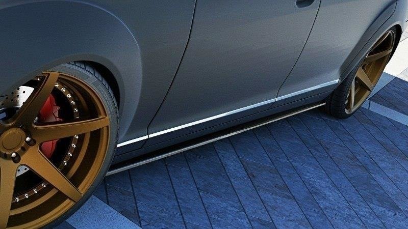 SIDE SKIRTS DIFFUSERS MERCEDES S-CLASS W221 LONG - Image 2