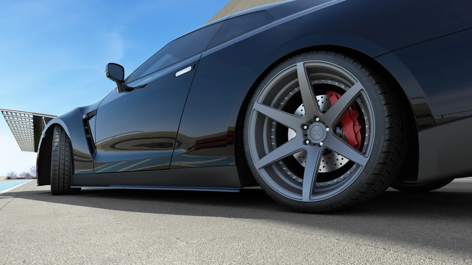 SIDE SKIRTS DIFFUSERS NISSAN GT-R PREFACE COUPE (R35-SERIES) - Image 3