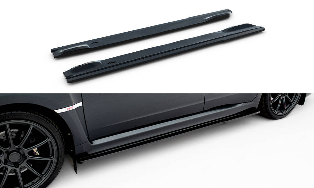 SIDE SKIRTS DIFFUSERS SUBARU IMPREZA WRX STI