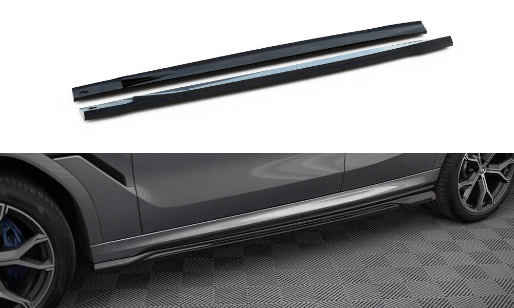SIDE SKIRTS DIFFUSERS V.1 BMW X6 M-PACK G06 FACELIFT