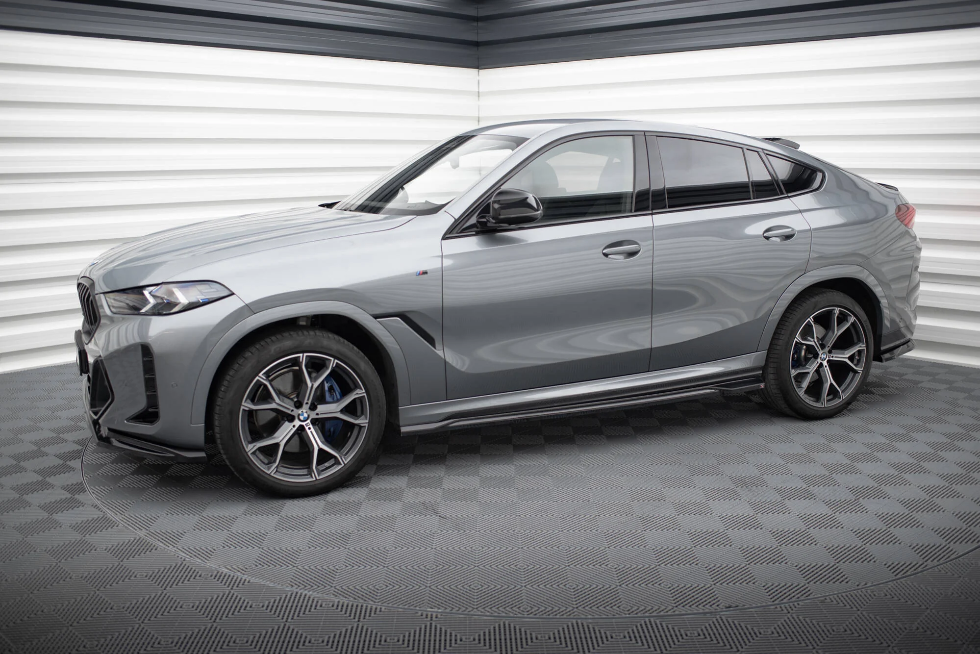 SIDE SKIRTS DIFFUSERS V.1 BMW X6 M-PACK G06 FACELIFT - Image 2