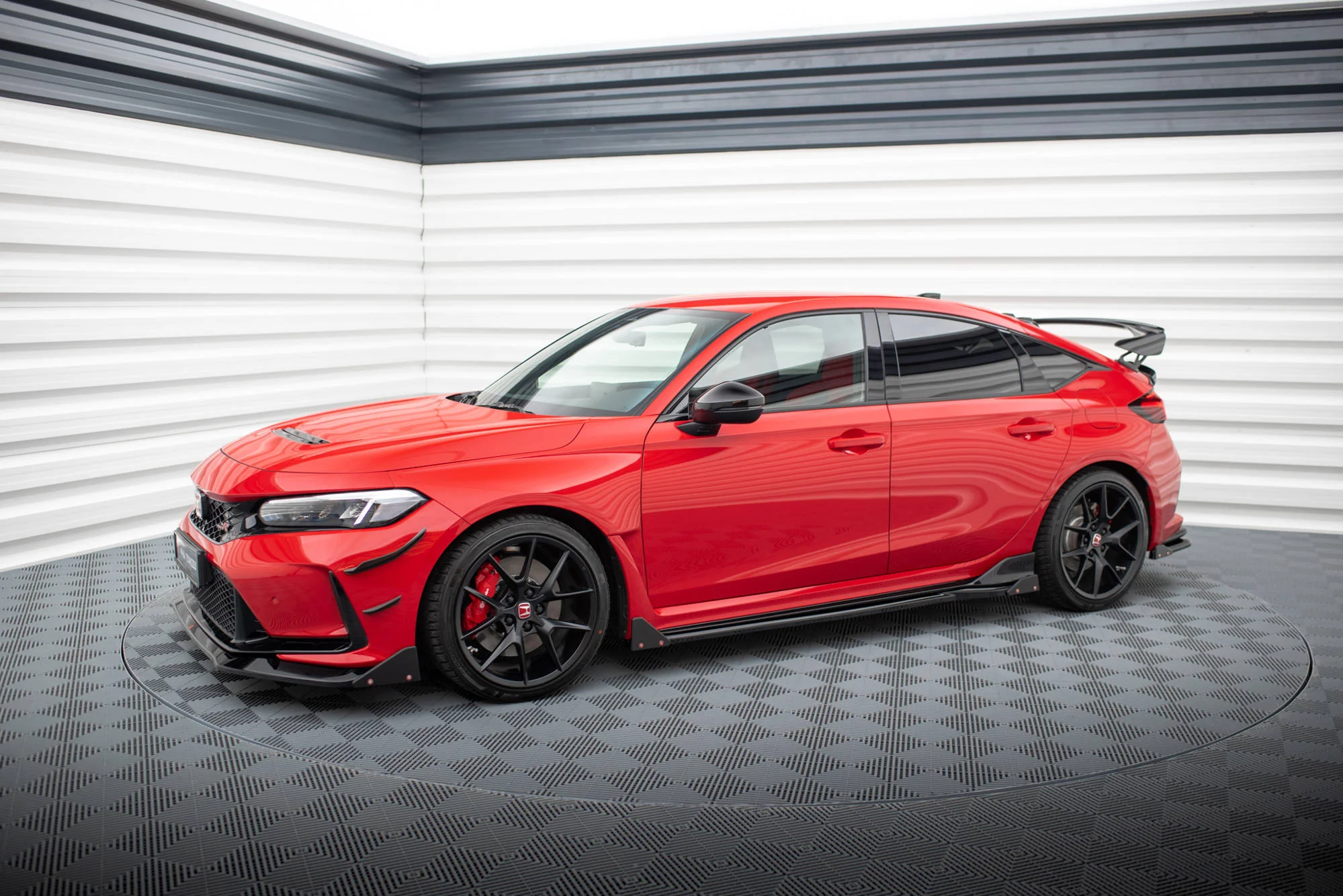SIDE SKIRTS DIFFUSERS V.1 + FLAPS HONDA CIVIC TYPE-R MK 11 - Image 2