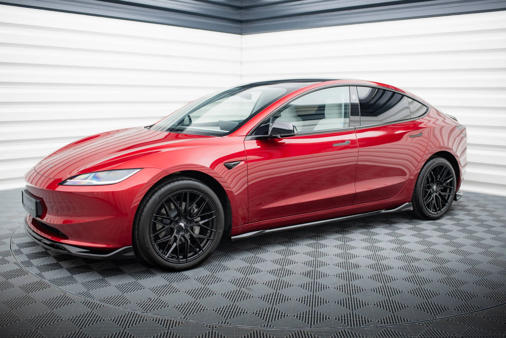 SIDE SKIRTS DIFFUSERS V.1 TESLA MODEL 3 PROJECT HIGHLAND (FACELIFT) - Image 2